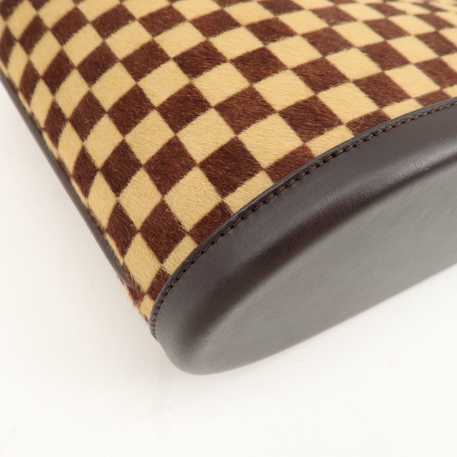 Louis Vuitton Damier Sauvage Impala Hand Bag Brown M92133