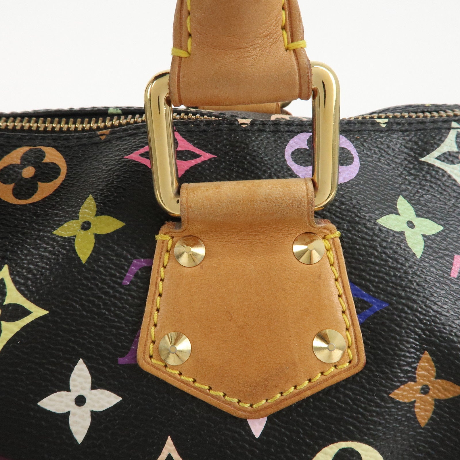 Louis Vuitton Monogram Multi Color Speedy 30 Hand Bag M92642 Used