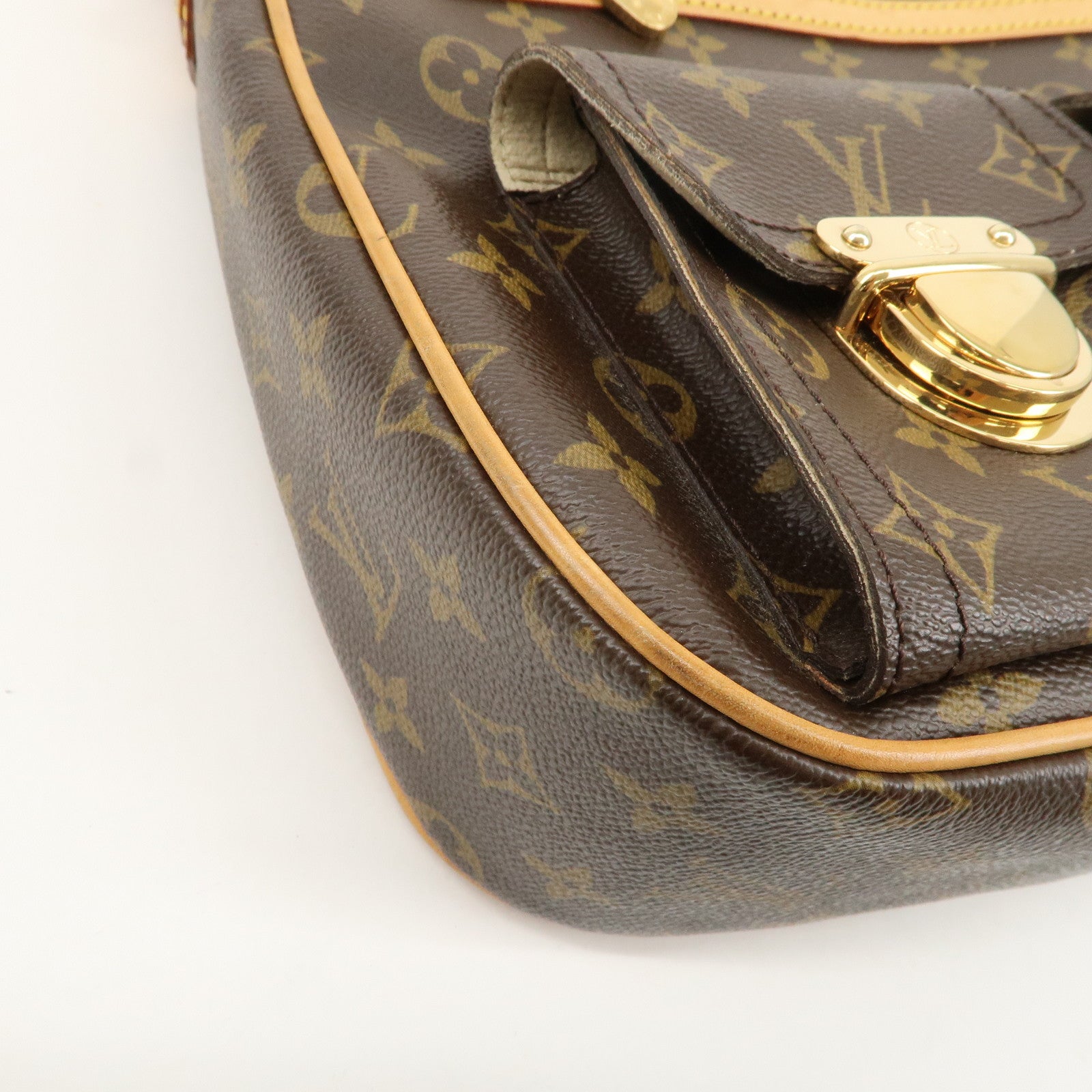 Louis Vuitton Monogram Hudson GM Shoulder Bag Hand Bag M40045