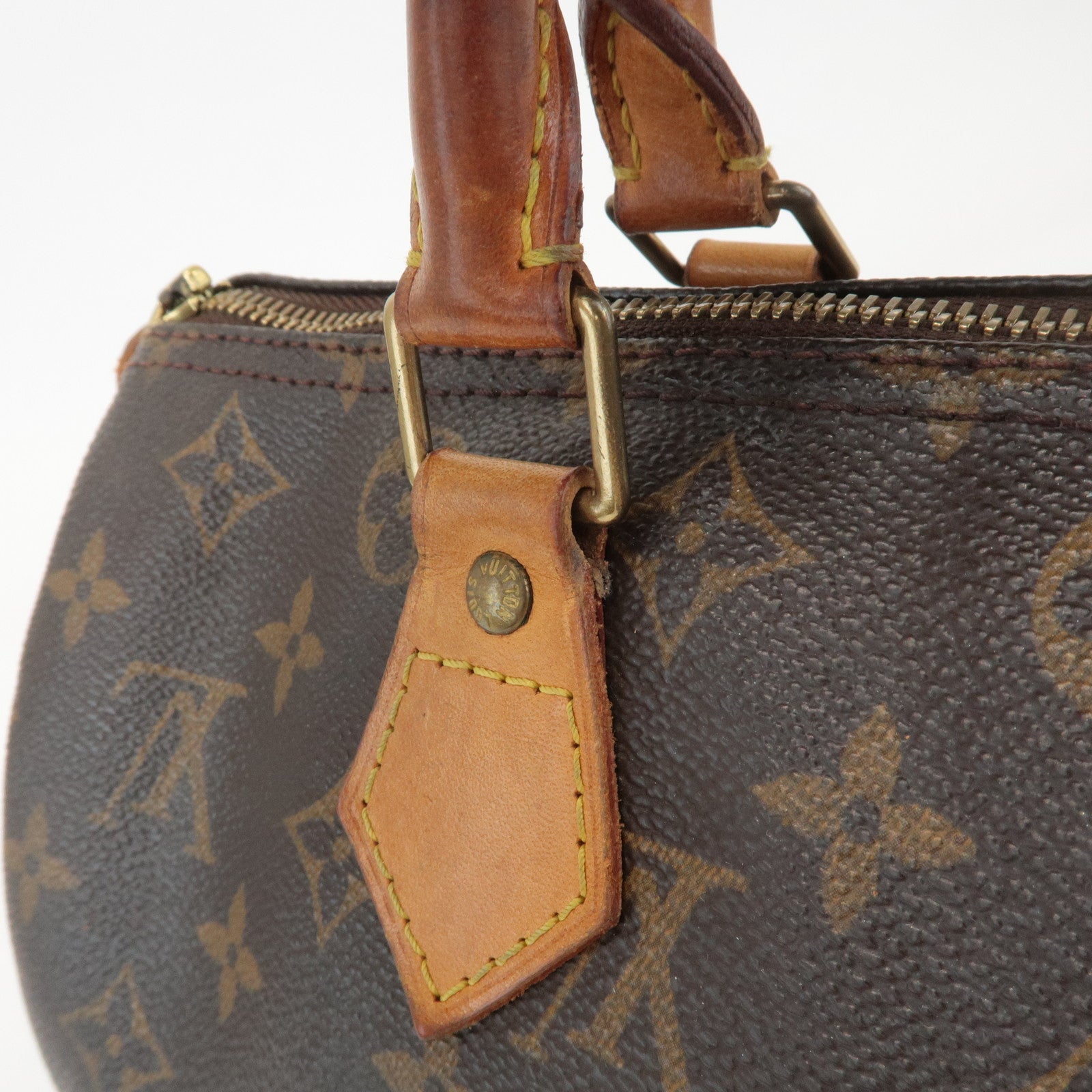 Louis Vuitton Monogram Speedy 30 Hand Bag Boston Bag M41526 Used