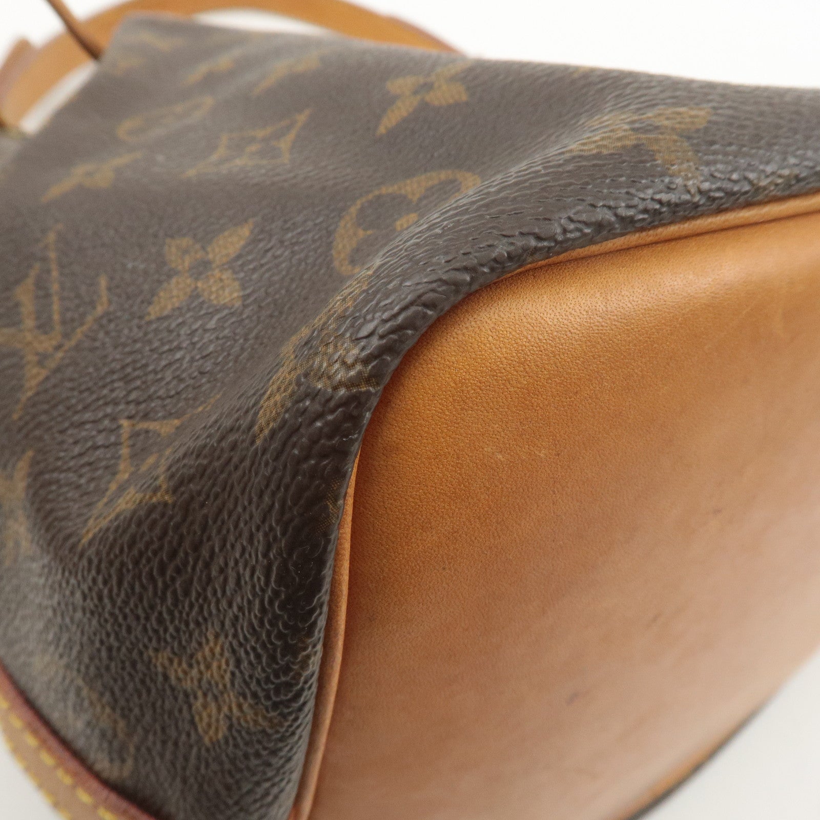 Louis Vuitton Monogram Petit Noe Shoulder Bag Brown M42226