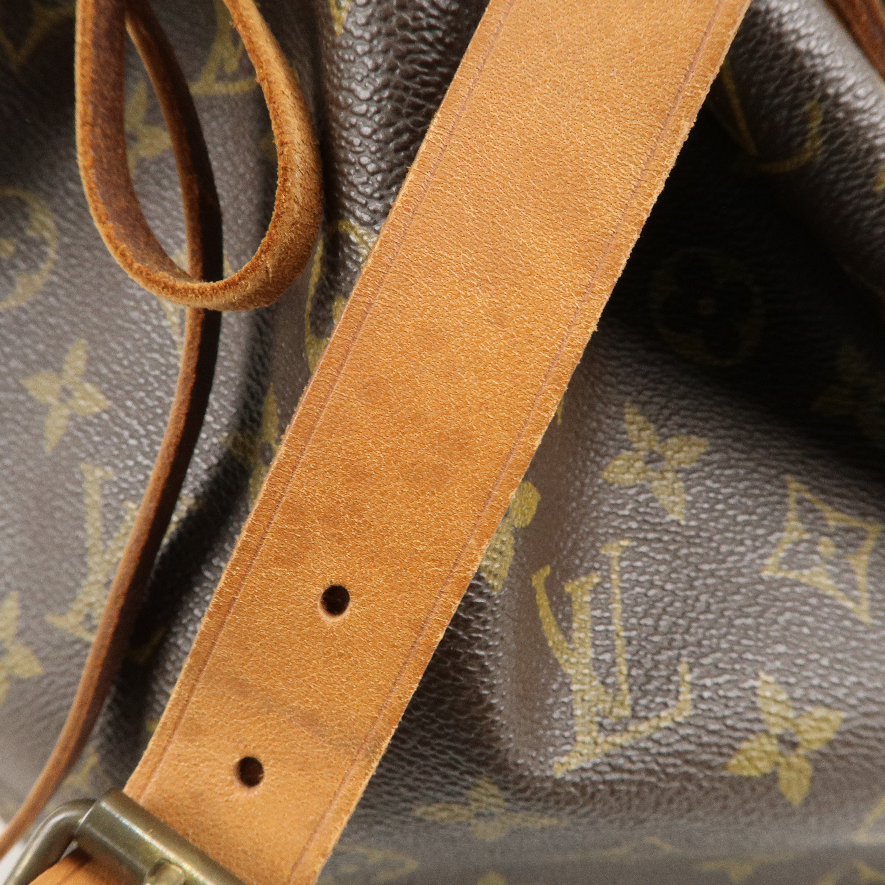 Louis Vuitton Monogram Petit Noe Shoulder Bag Brown M42226