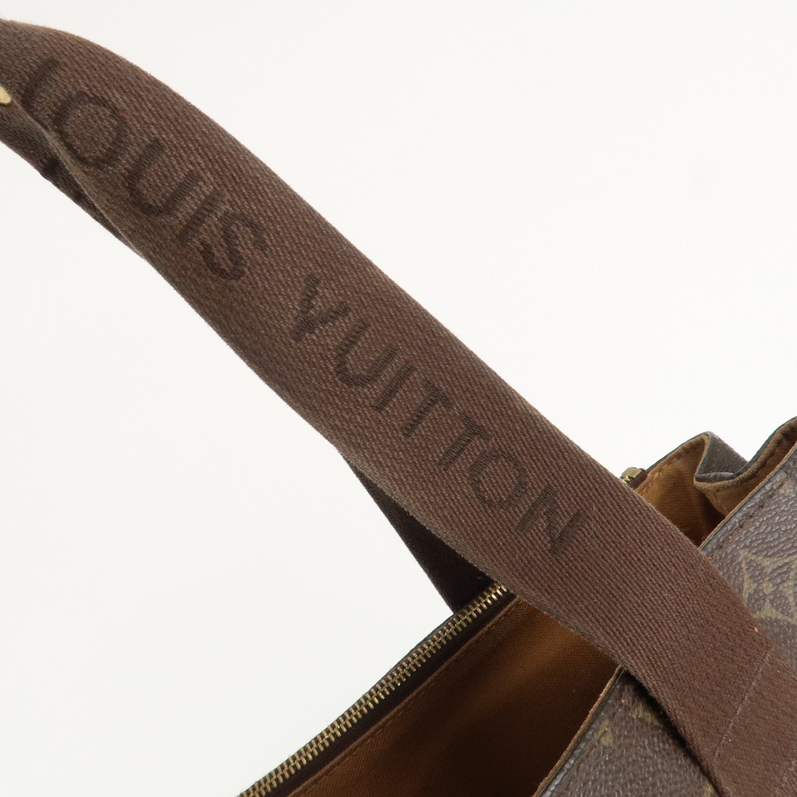 Louis Vuitton Monogram Cabas Beaubourg Tote Bag Brown M53013 Used