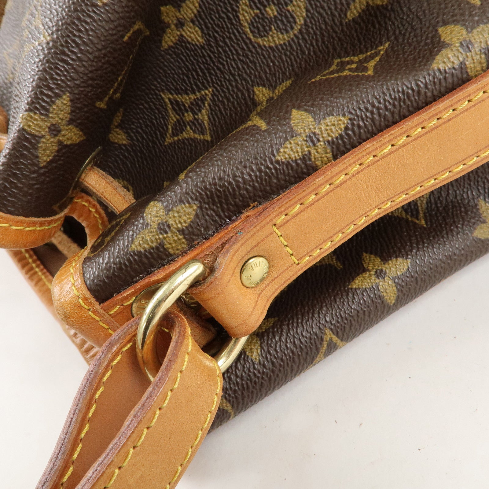 Louis Vuitton Monogram Noe Shoulder Bag Hand Bag Brown M42224