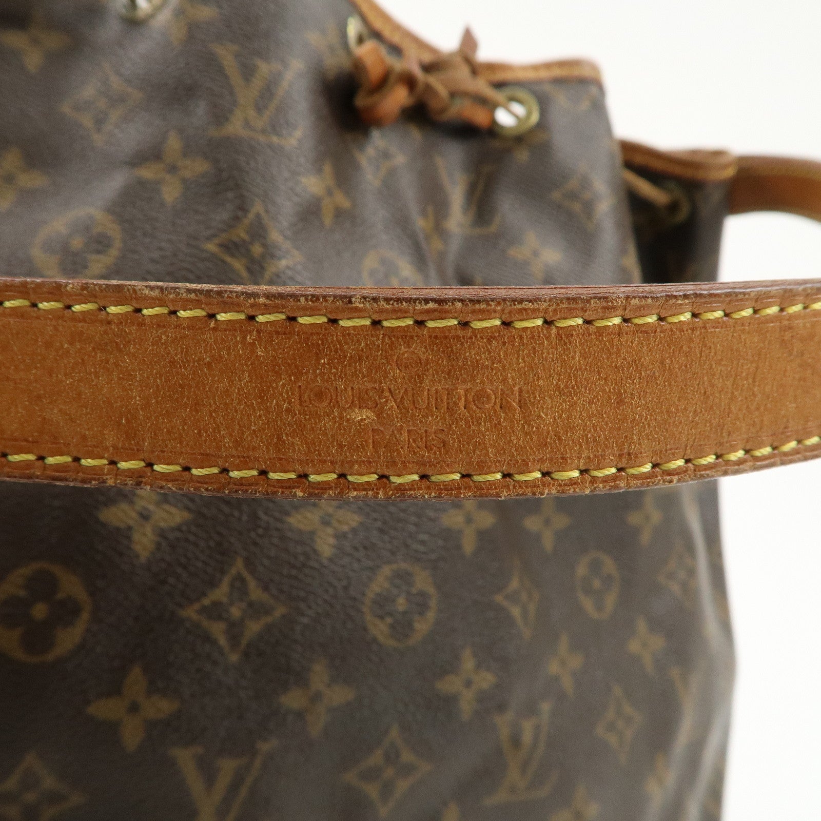 Louis Vuitton Monogram Noe Shoulder Bag Hand Bag Brown M42224