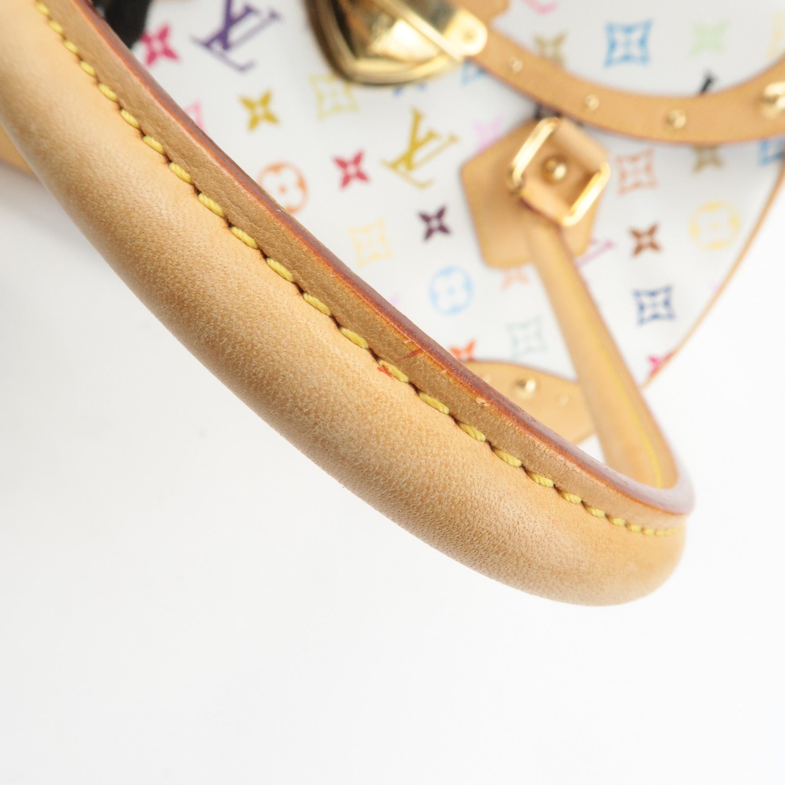 Louis Vuitton Monogram Multicolor Beverly GM Hand Bag Blanc M40201