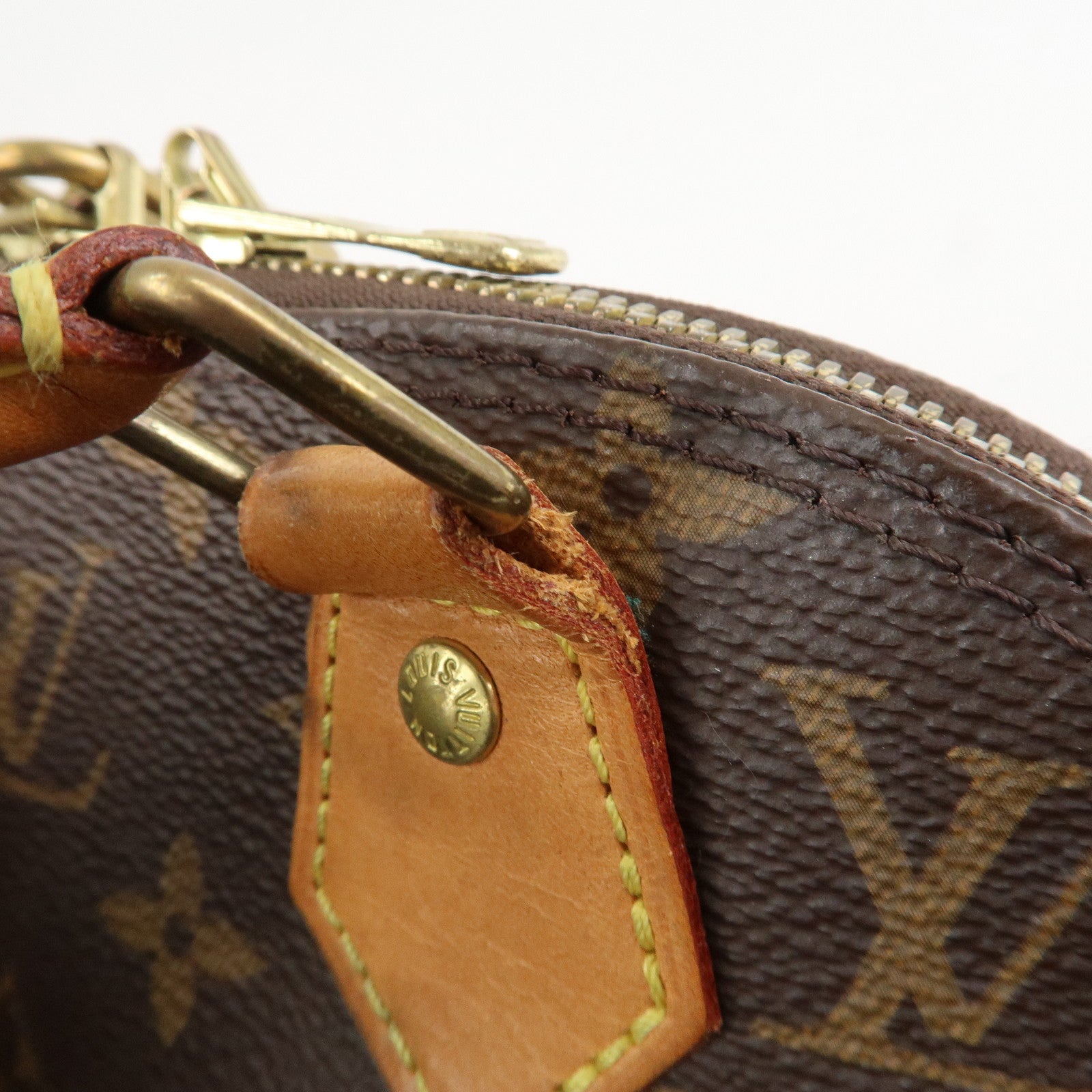 Louis Vuitton Monogram Alma BB 2 Way Hand Bag M53152 Used