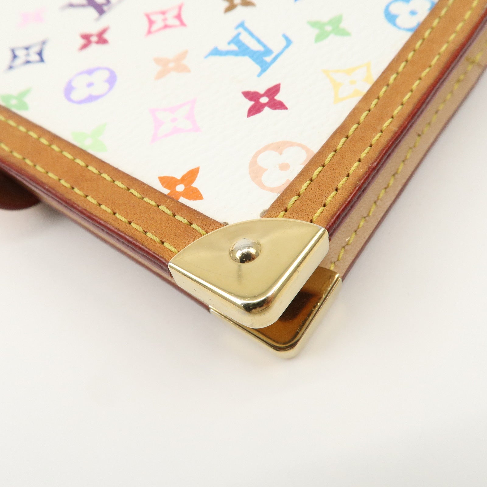 Louis Vuitton Monogram Multi Color Agenda PM Planner Cover R20896 Used