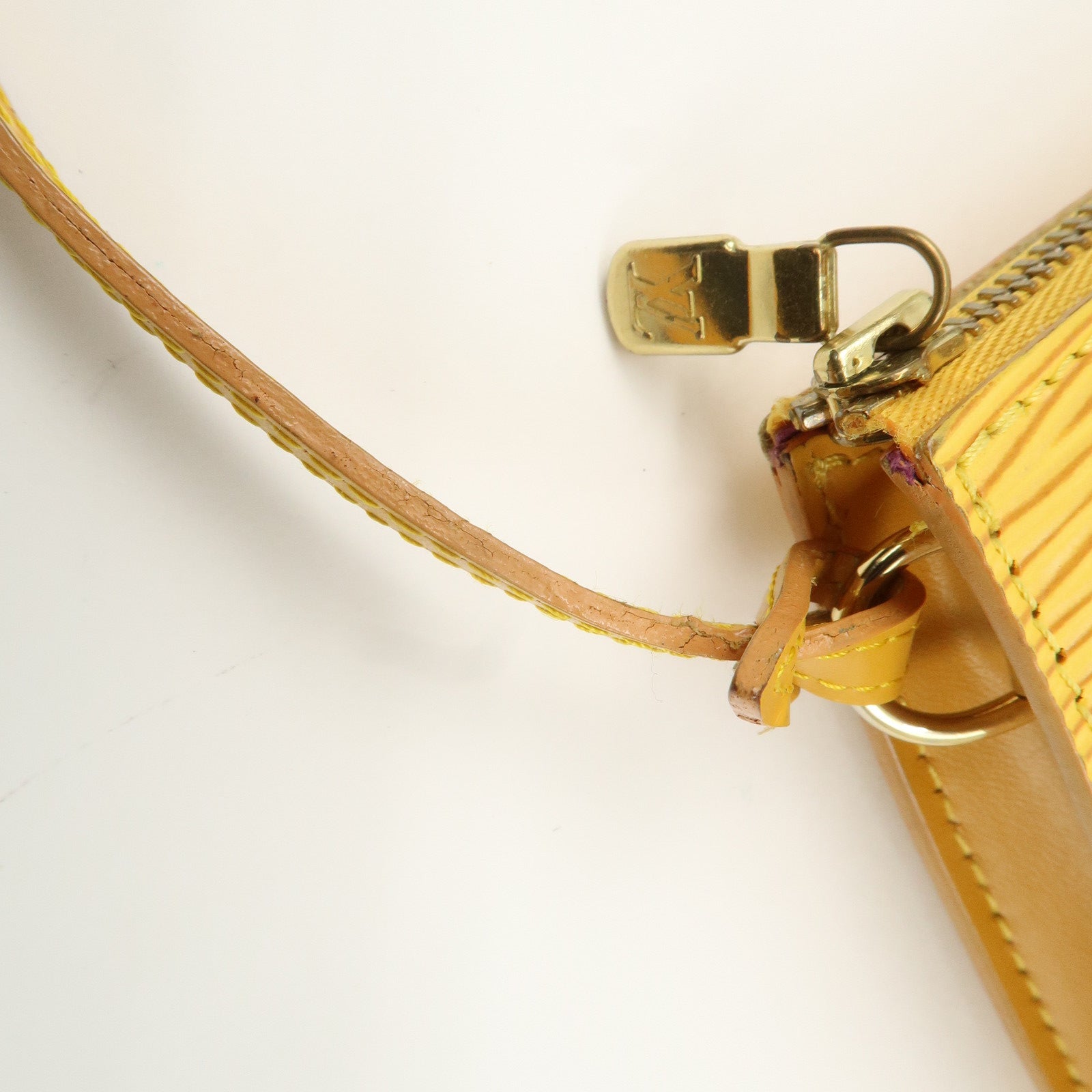 Louis Vuitton Epi Pochette Accessoires Pouch Tassili Yellow M52959 Used