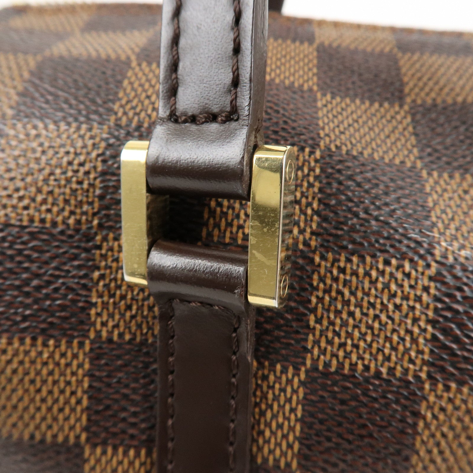 Louis Vuitton Damier Ebene Papillon 26 Hand Bag Brown N51304