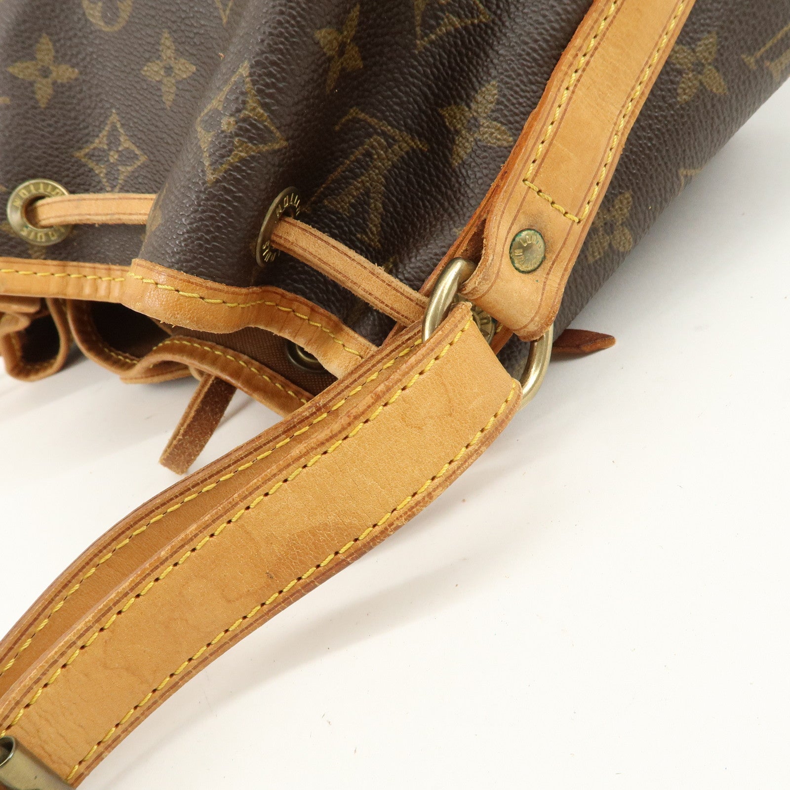 Louis Vuitton Monogram Petit Noe Shoulder Bag Brown M40818