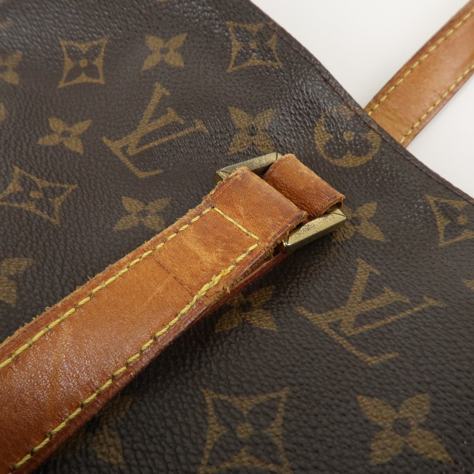 Louis Vuitton Monogram Cabas Mezzo Tote Bag Brown M51151