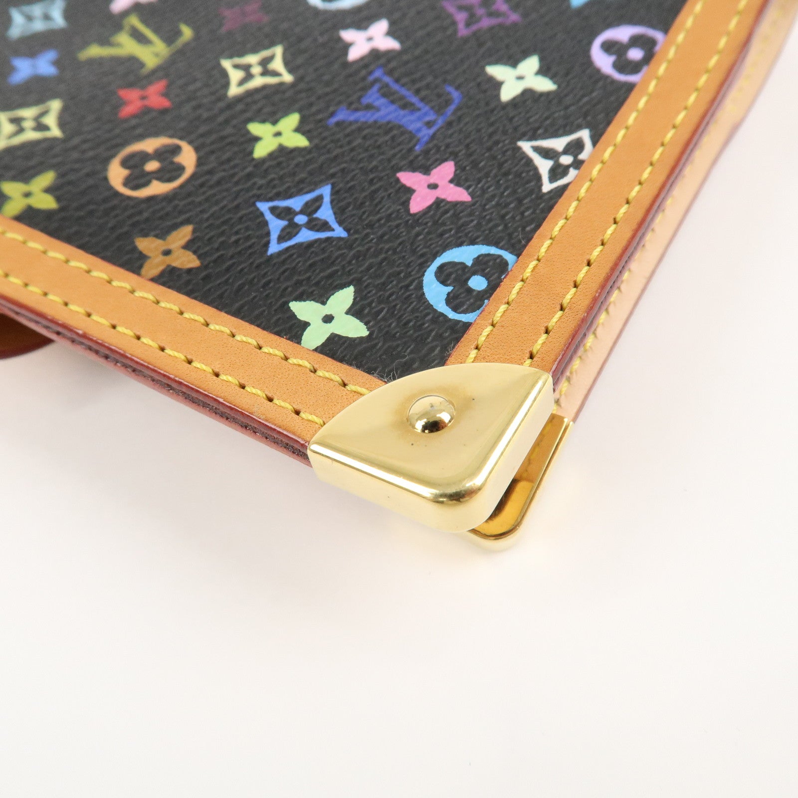 Louis Vuitton Monogram Multi Color Agenda PM Planner Cover R20895 Used