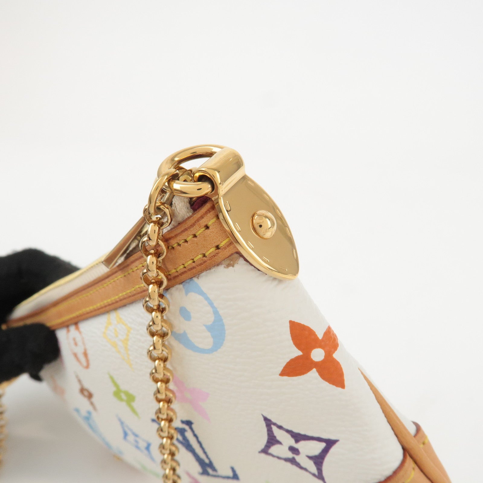 Louis Vuitton Monogram Multicolor Pochette Milla MM Blanc M60096