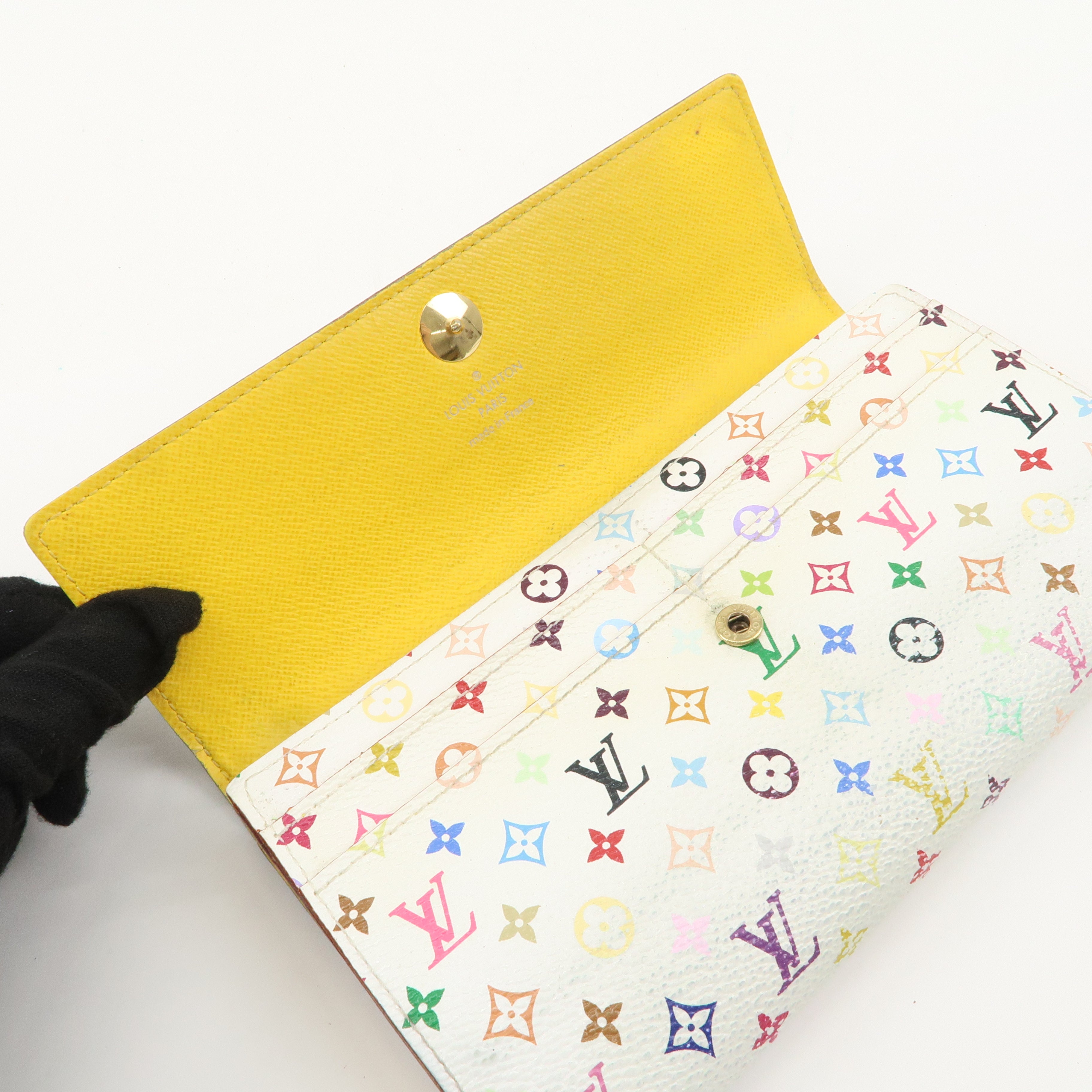 Louis Vuitton Monogram Multi Color Set of 2 Long Wallet M61725 Used