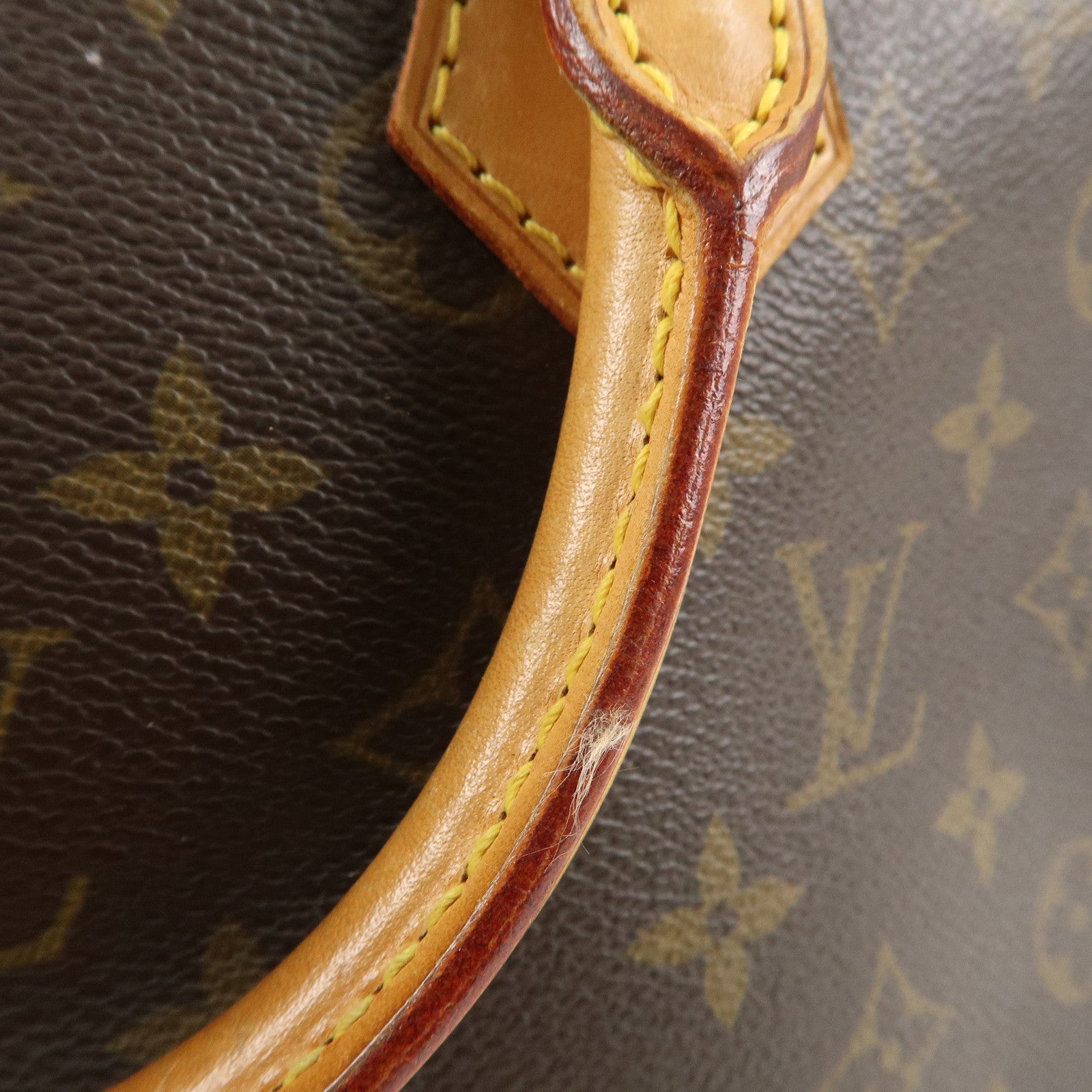 Louis Vuitton Monogram Alma Hand Bag Brown M51130