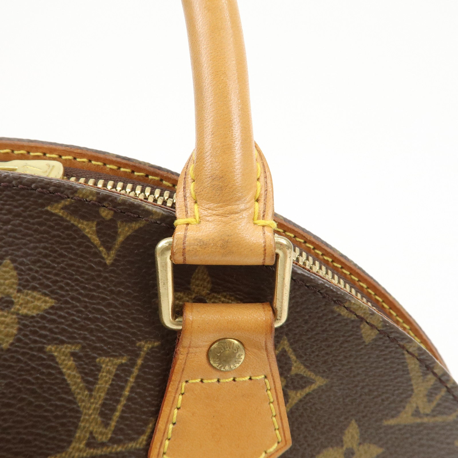 Louis Vuitton Monogram Ellipse MM Hand Bag Brown M51127