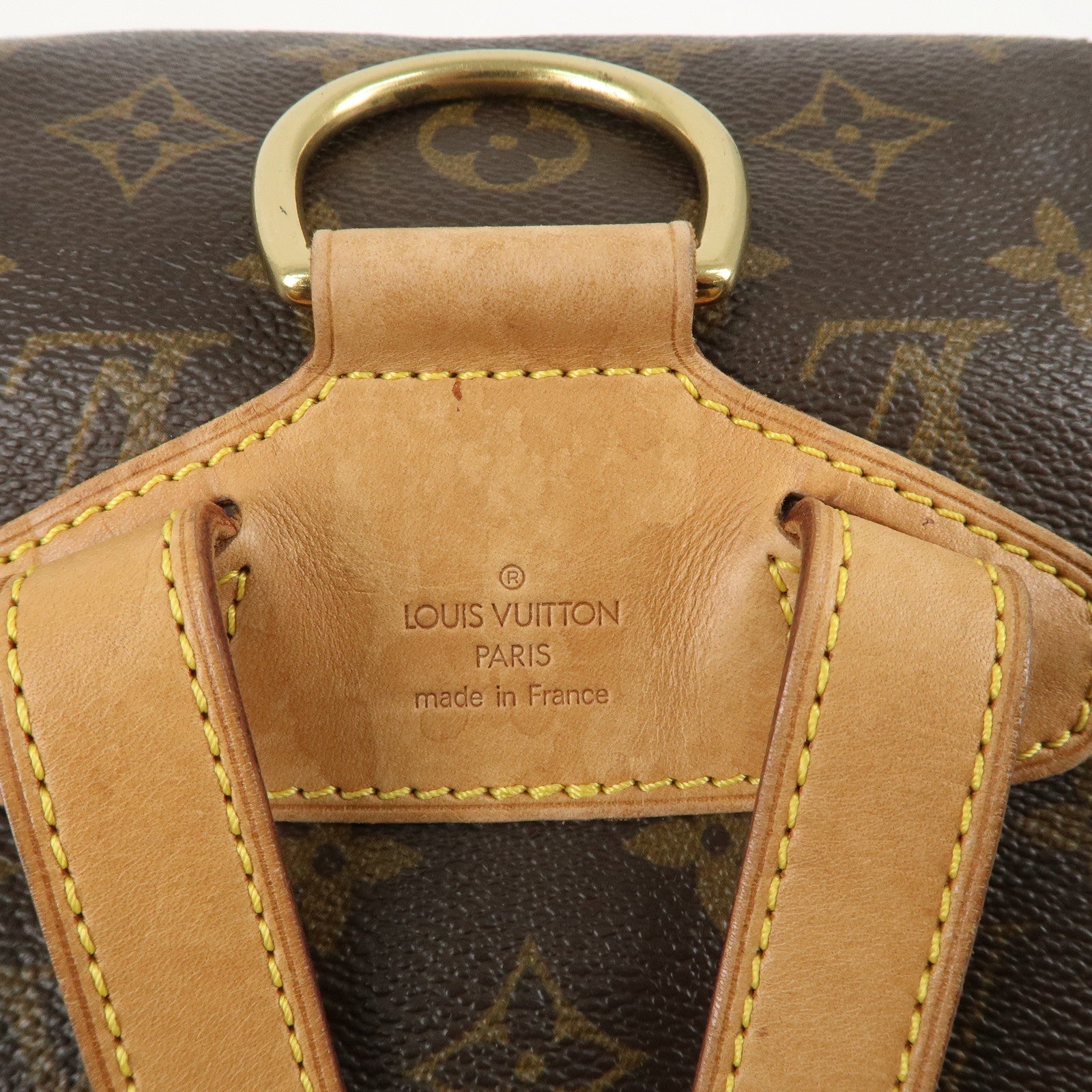 Louis Vuitton Monogram Montsouris MM Back Pack Bag M51136