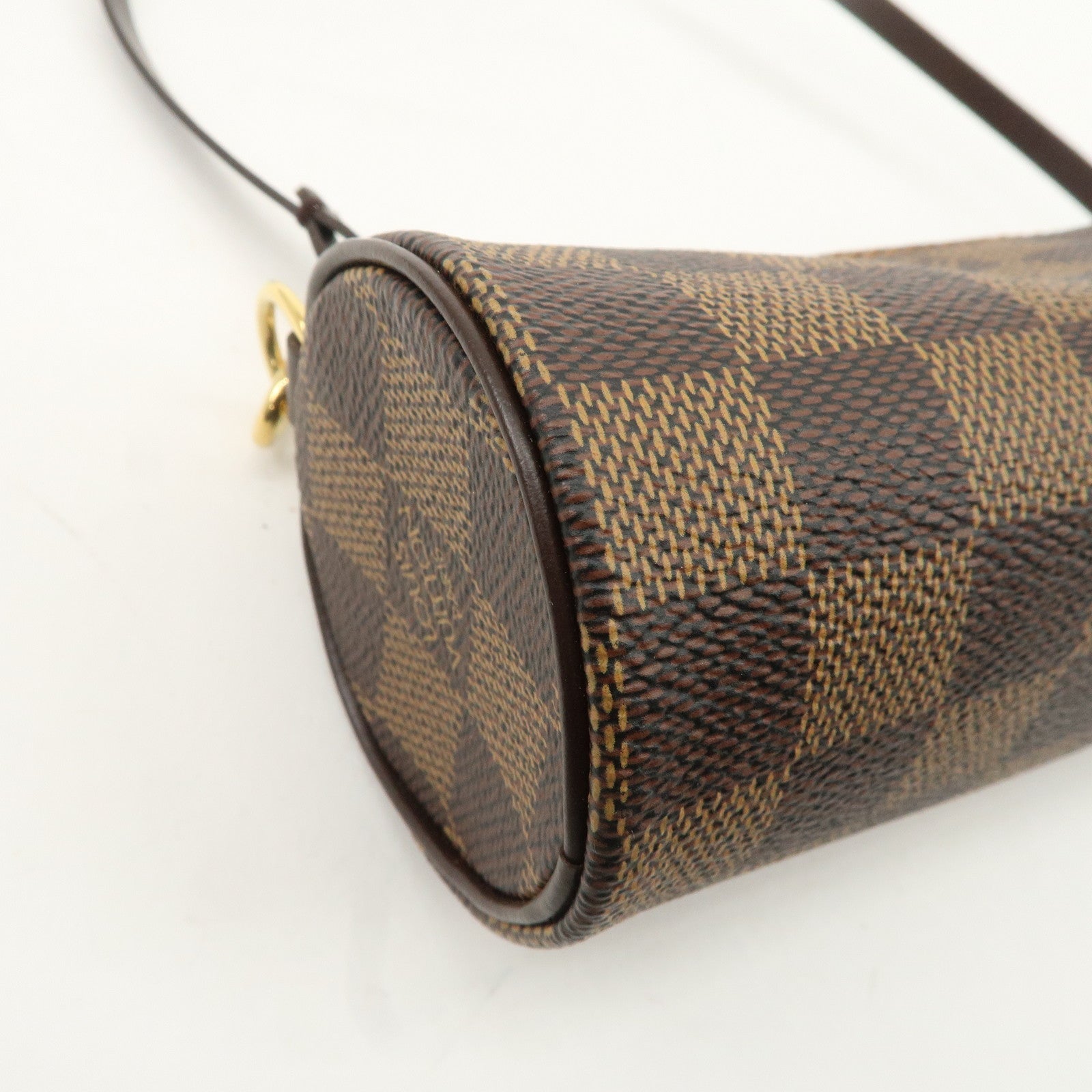 Louis Vuitton Damier Ebene Mini Pouch for Papillon Bag Brown