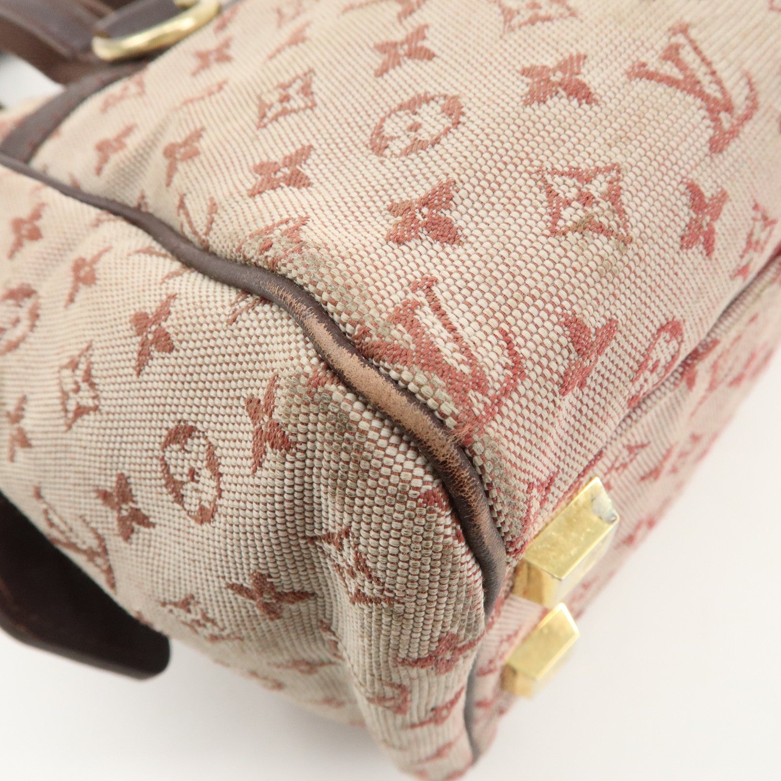 Louis Vuitton Monogram Mini Josephine PM Hand Bag Cerise M92314 Used