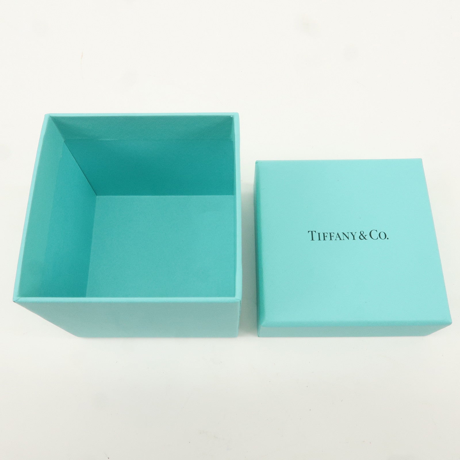 Tiffany&Co. Set of 2 Jewelry Box For Pair Rings Tiffany Blue