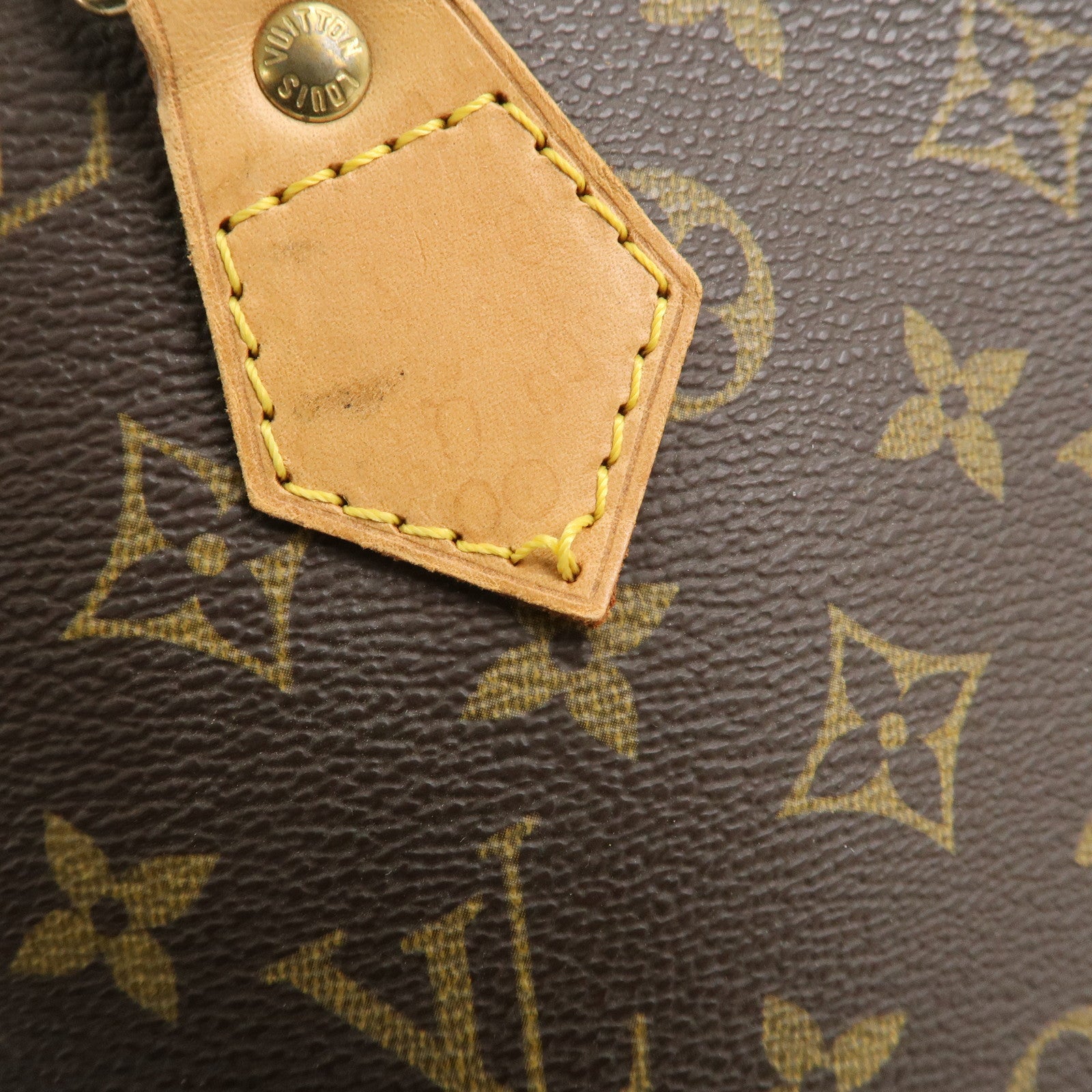 Louis Vuitton Monogram Alma Hand Bag Brown M51130