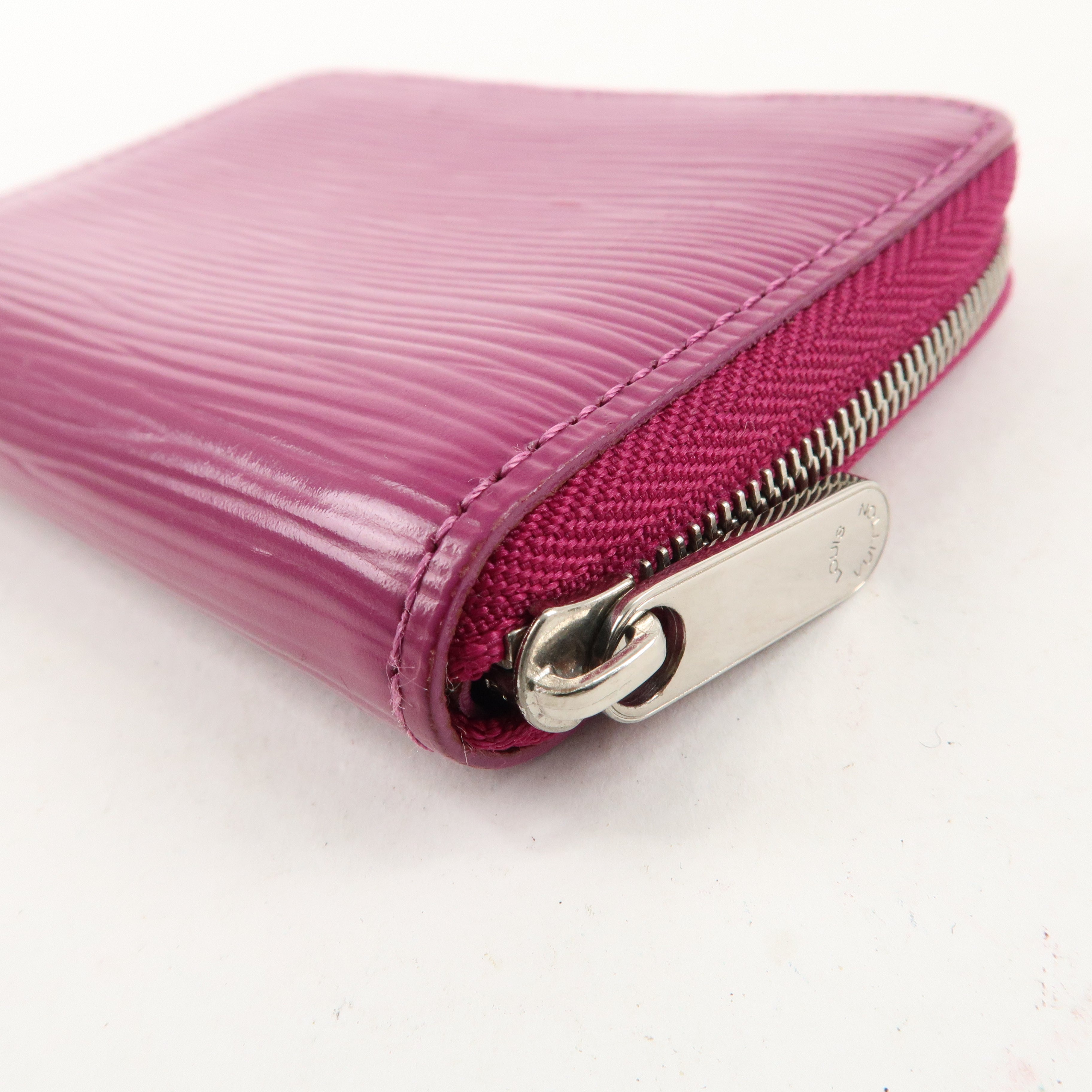 Louis Vuitton Epi Zippy Coin Purse Coin Case Fuchsia M60383