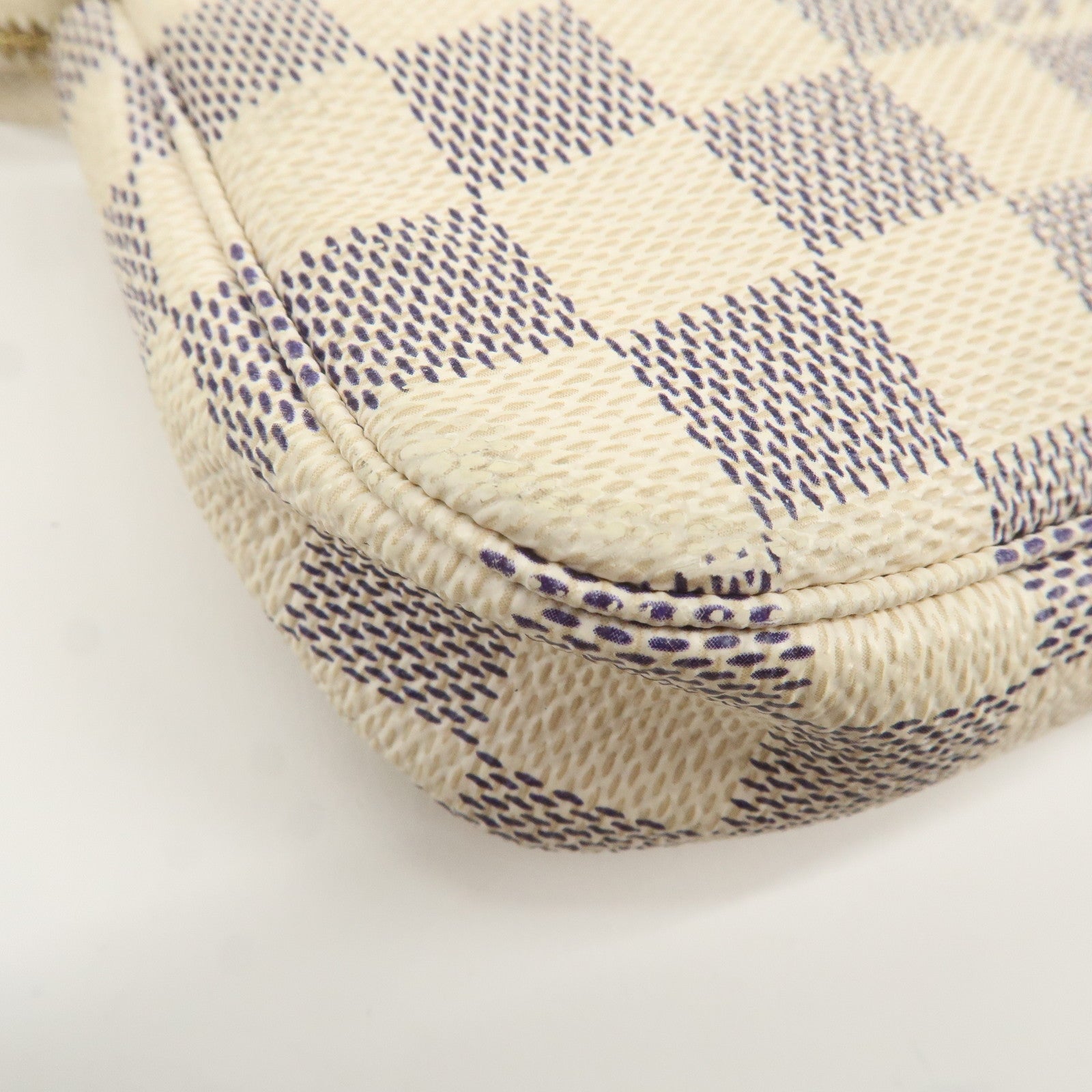 Louis Vuitton Damier Azur Mini Pochette Accessoires Pouch N58010