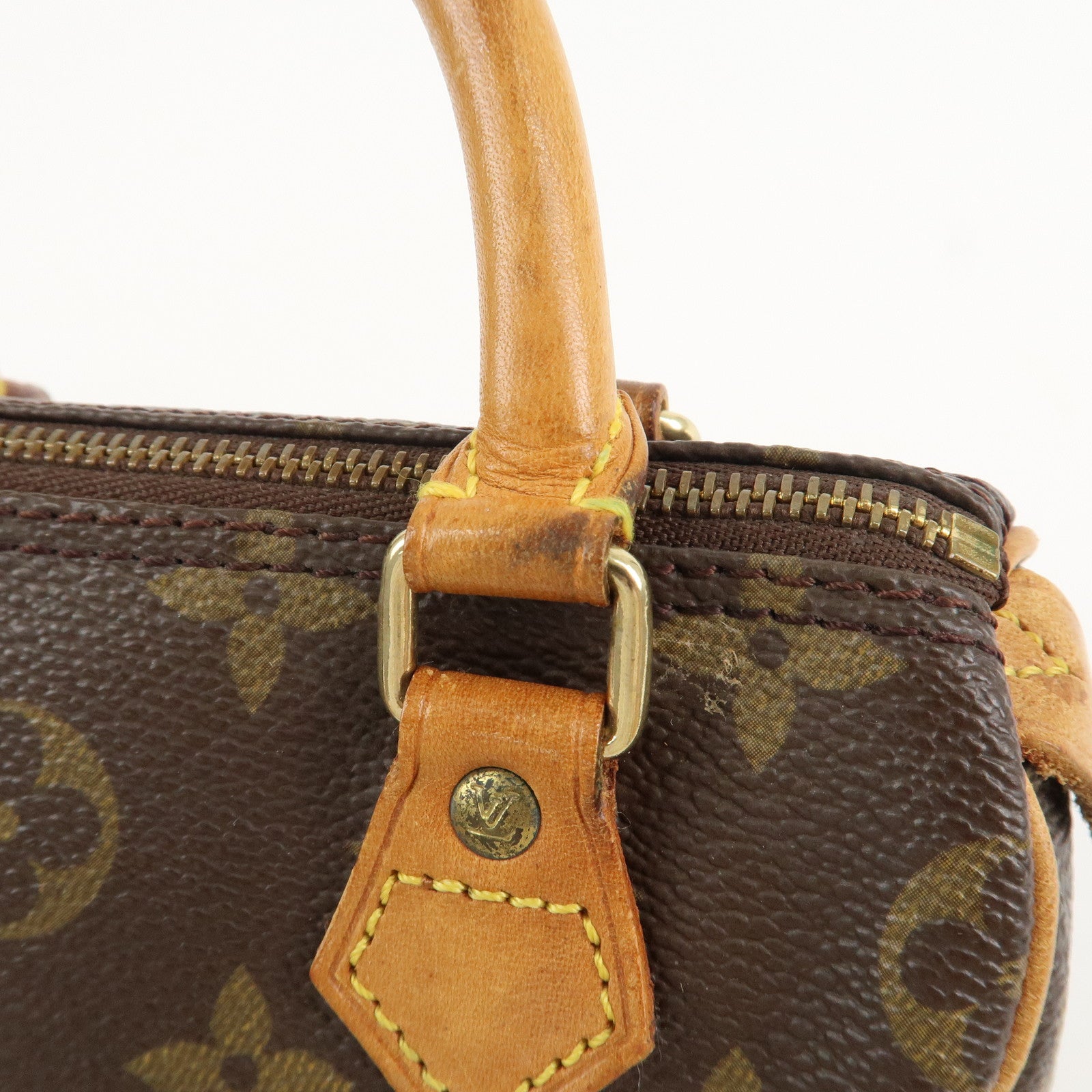 Louis Vuitton Monogram Mini Speedy Hand Bag M41534 Used