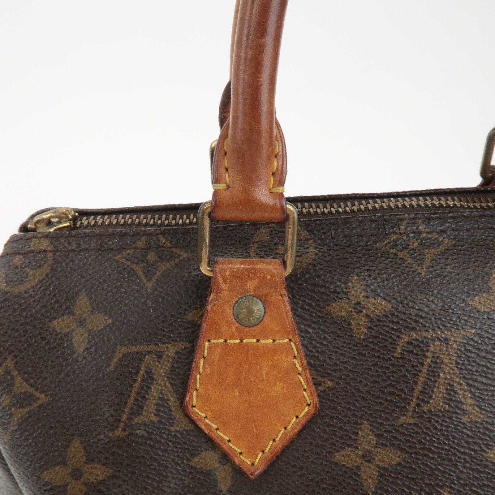 Louis Vuitton Monogram Speedy 25 Hand Bag Boston Bag M41528 Used