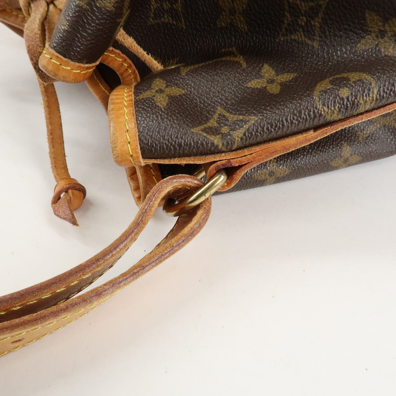 Louis Vuitton Monogram Petit Noe Shoulder Bag Brown M42226