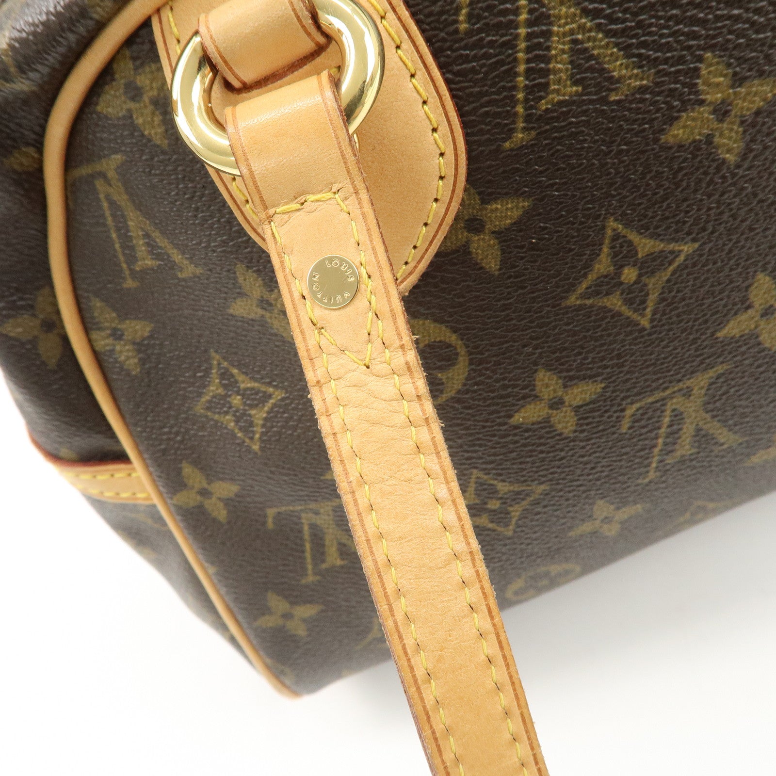 Louis Vuitton Monogram Montorgueil PM Hand Bag Brown M95565 Used