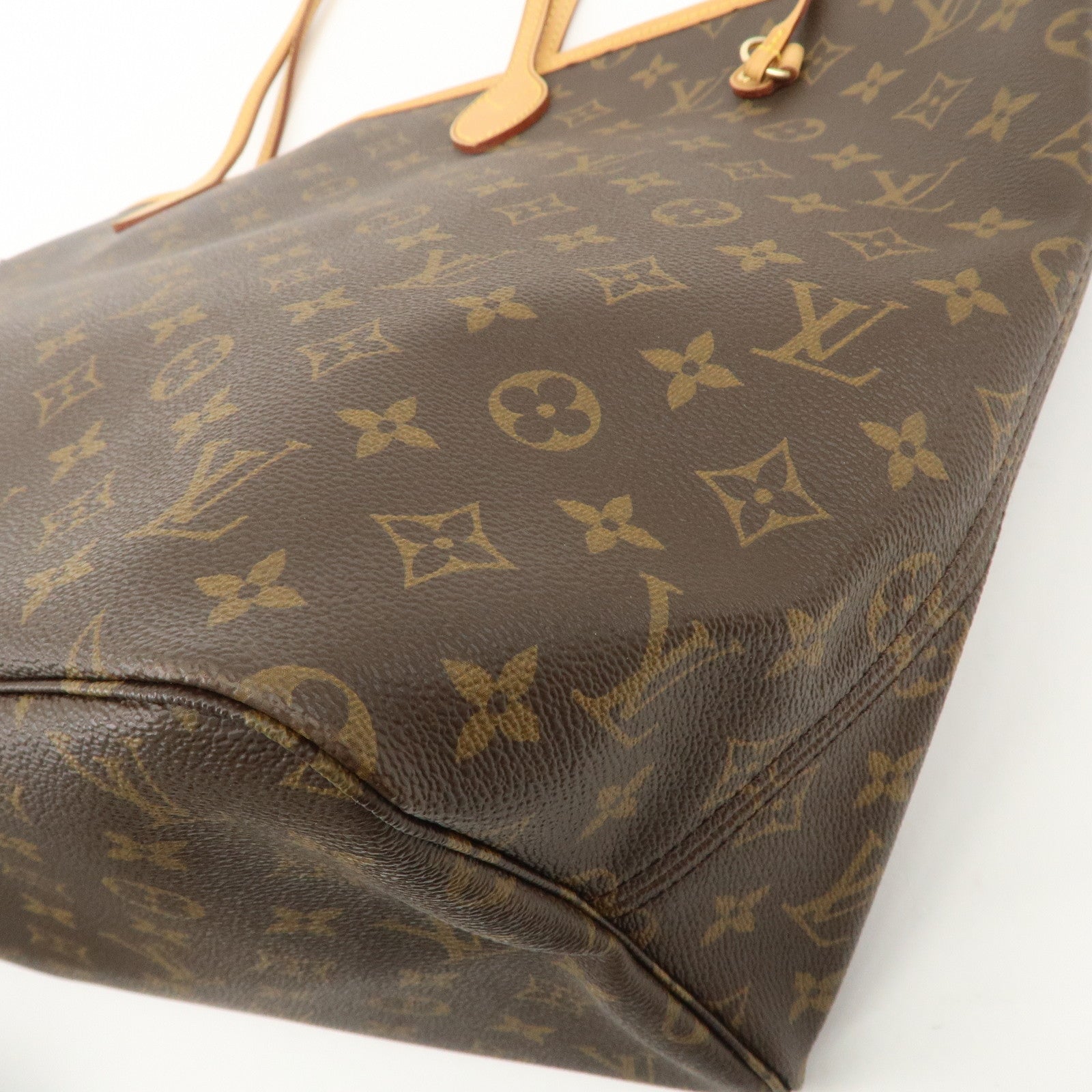 Louis Vuitton Monogram Neverfull GM Tote Bag Brown M40157 Used