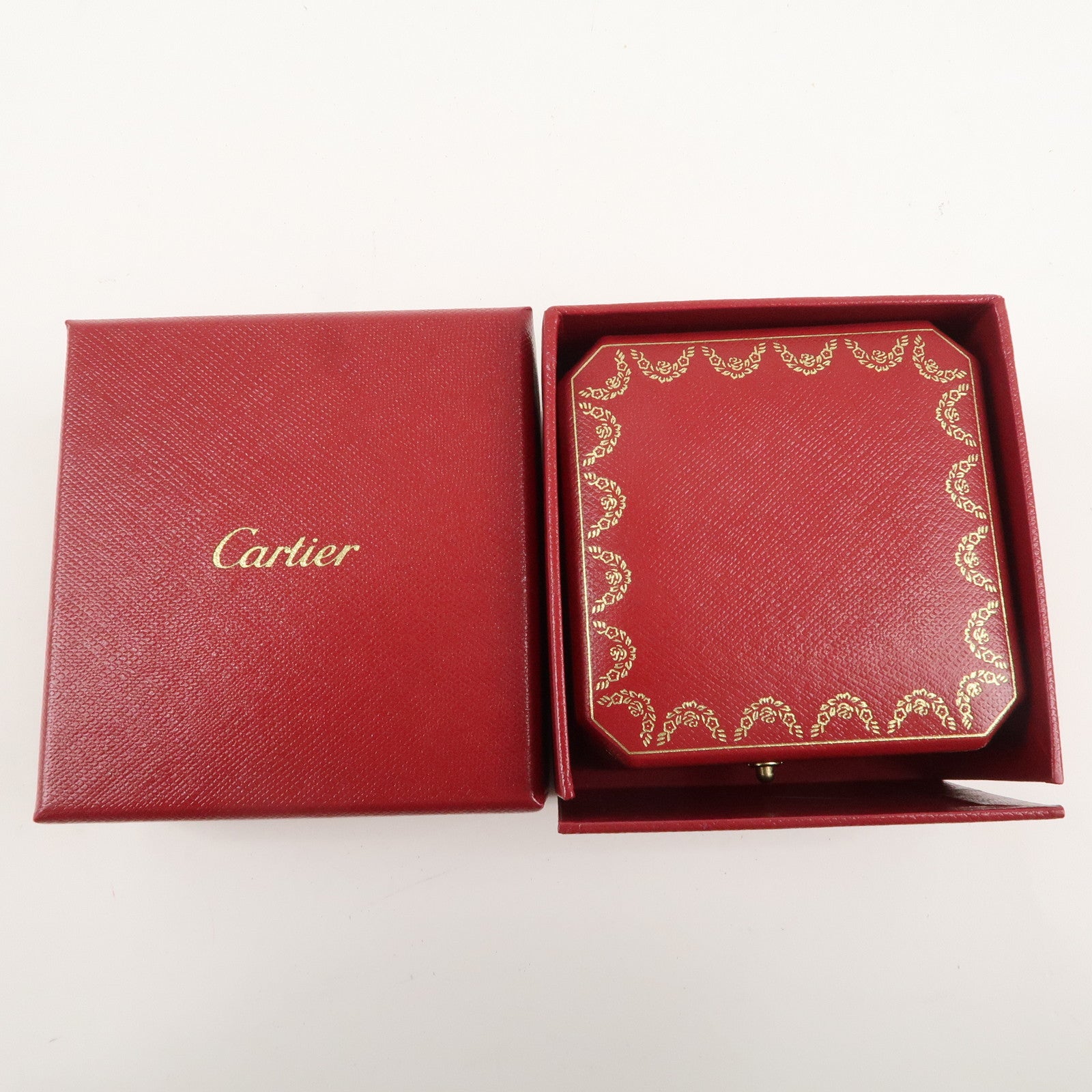 Cartier Set of 2 Ring Box Display Box Jewelry Box For Ring