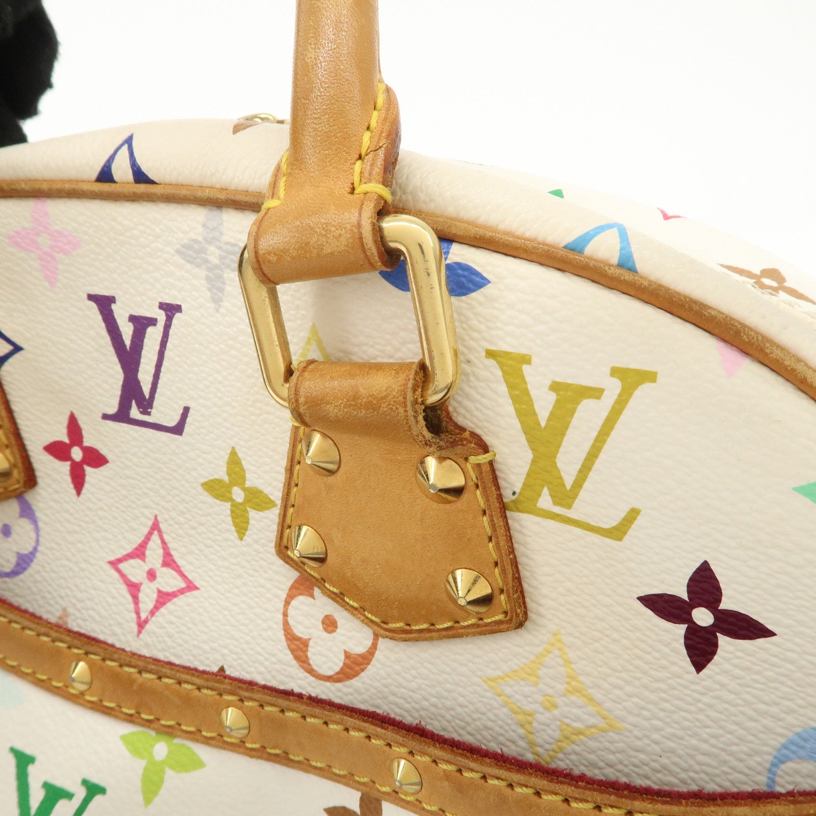 Louis Vuitton Monogram Multicolor Trouville Hand Bag M92663 Used