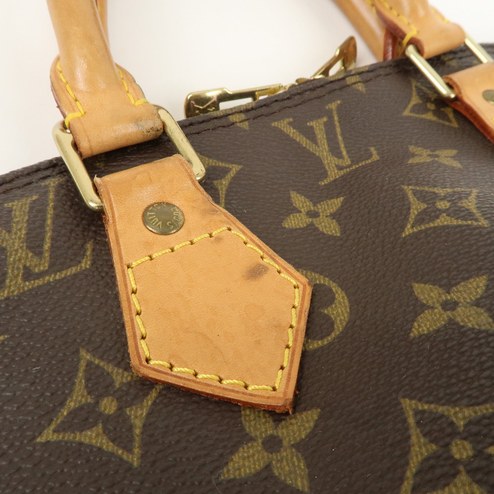 Louis Vuitton Monogram Alma Hand Bag Brown M51130