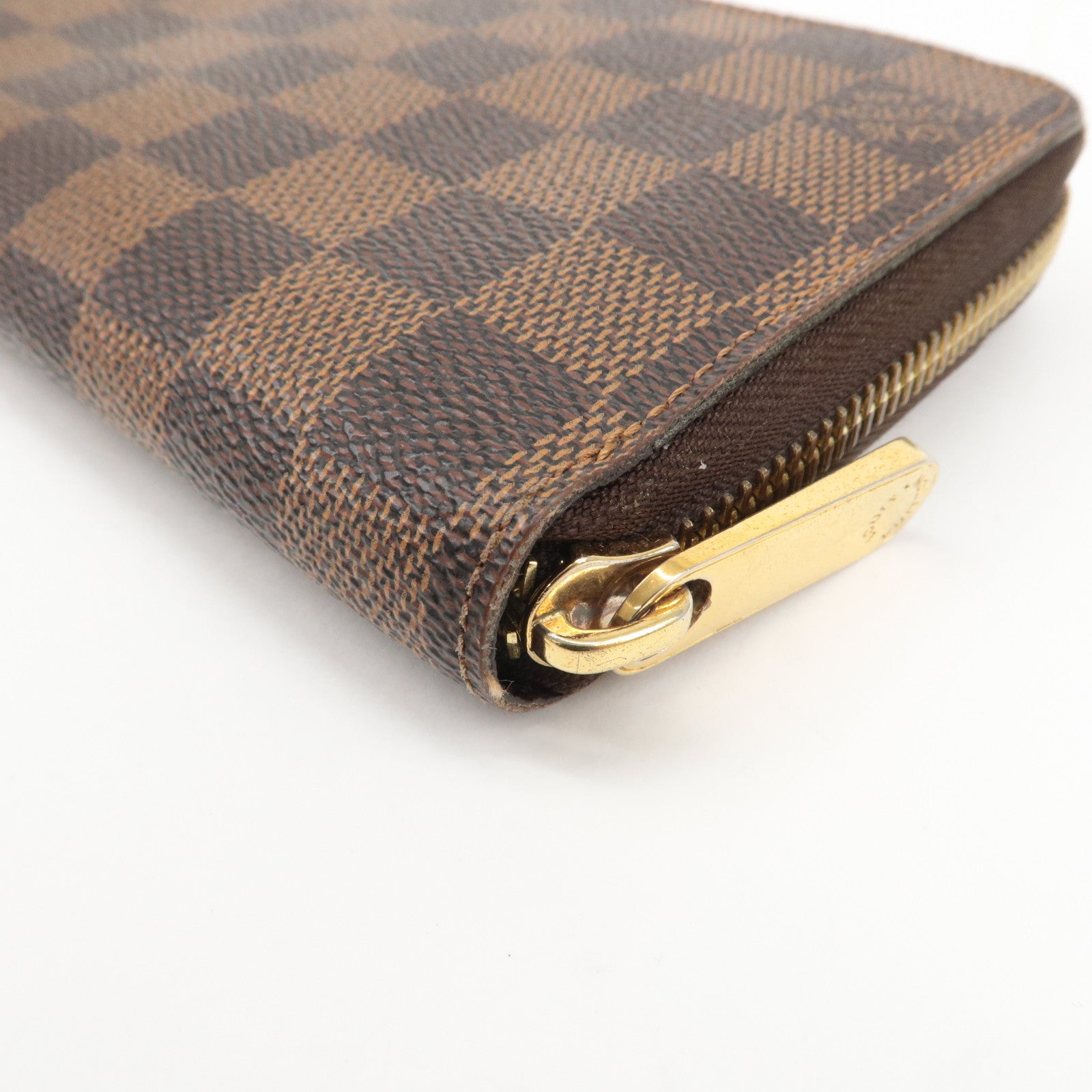 Louis Vuitton Damier Zippy Wallet Round Zip Long Wallet N60015 Used