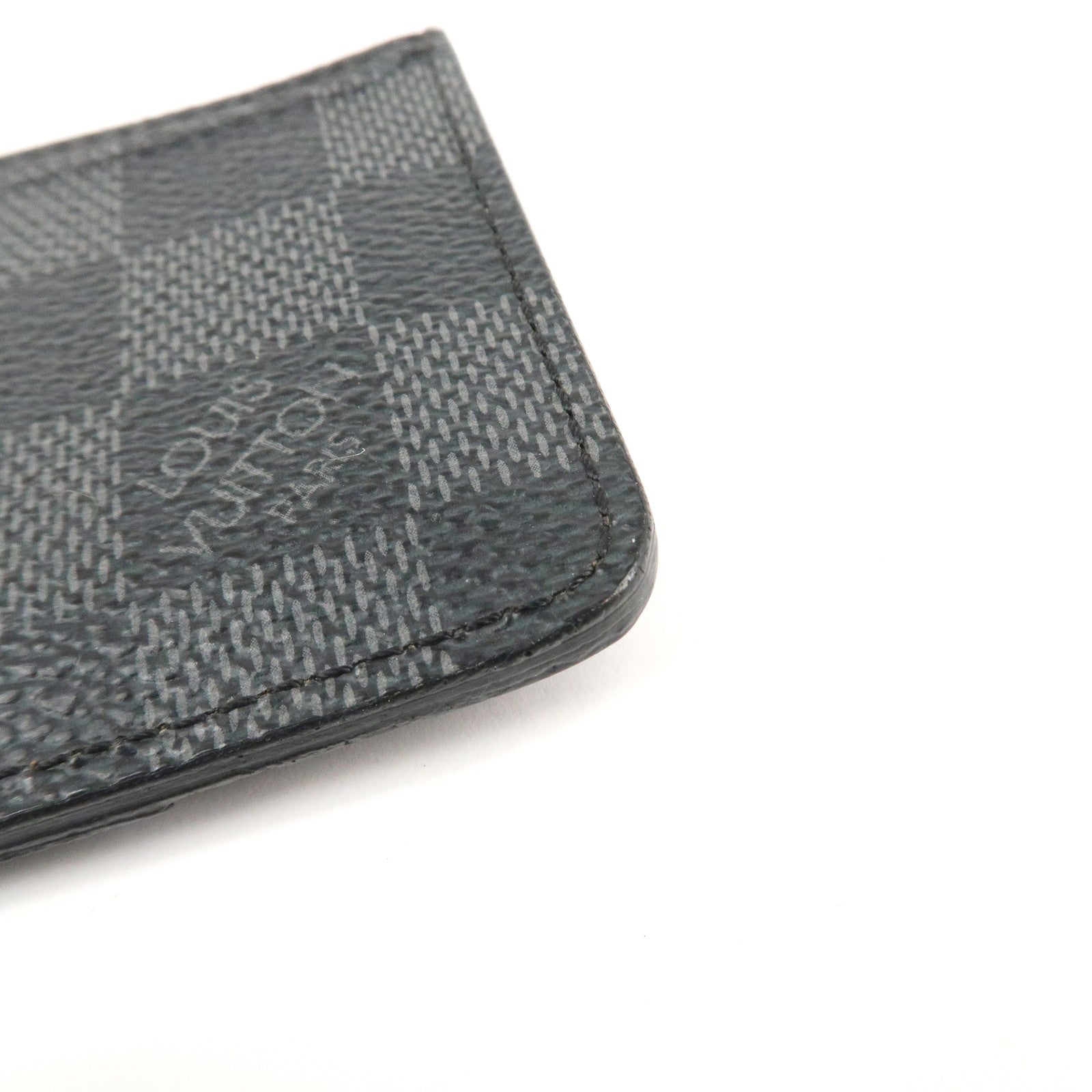 Louis Vuitton Damier Graphite Neo Porte Cartes Card Case N62666 Used