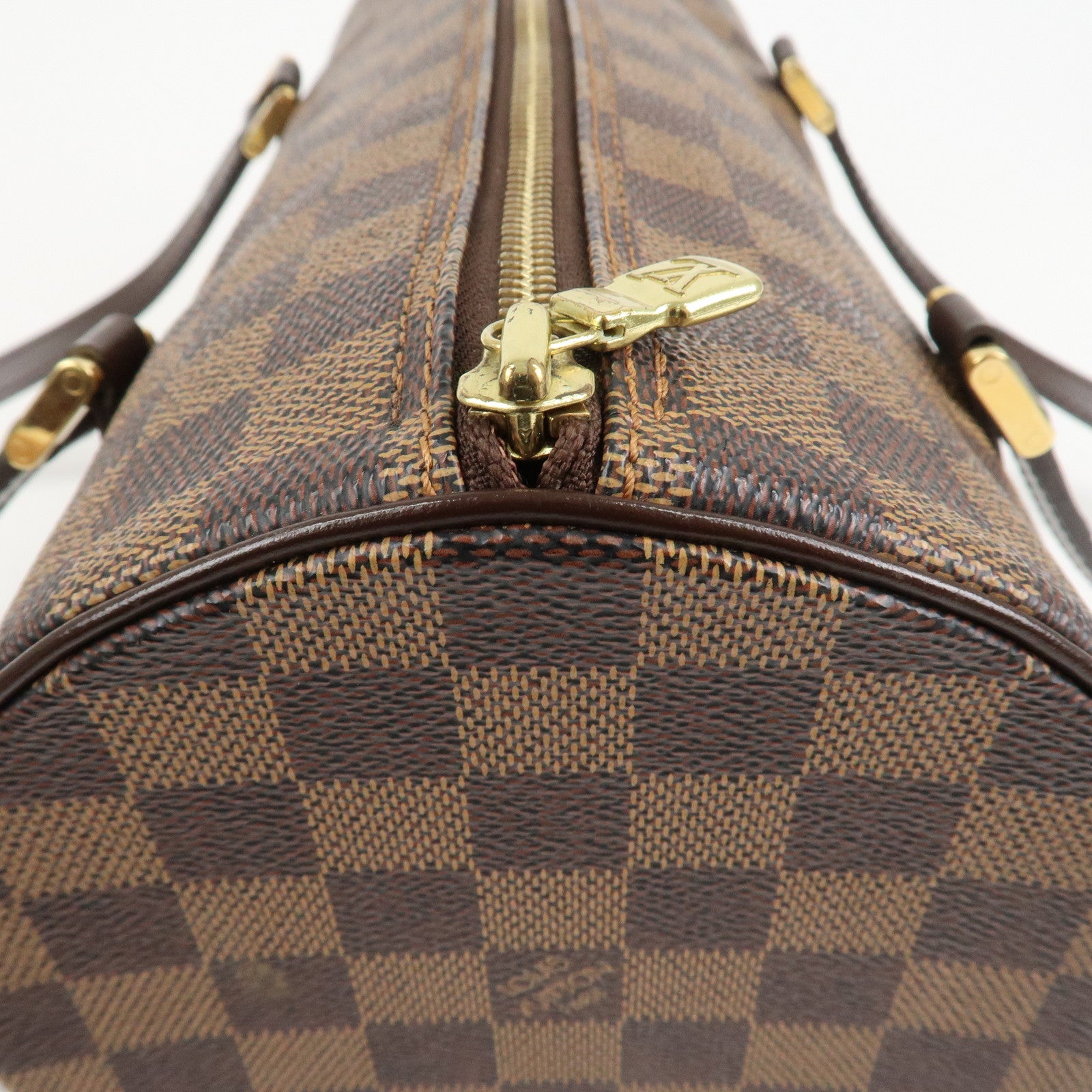 Louis Vuitton Damier Papillon 30 Hand Bag 
Pouch Brown N51303 Used