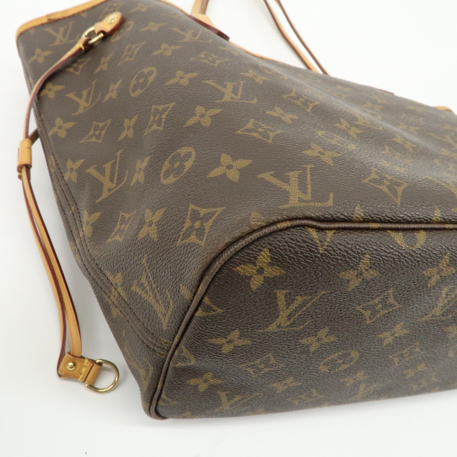 Louis Vuitton Monogram Neverfull MM Tote Bag Brown M40156 Used