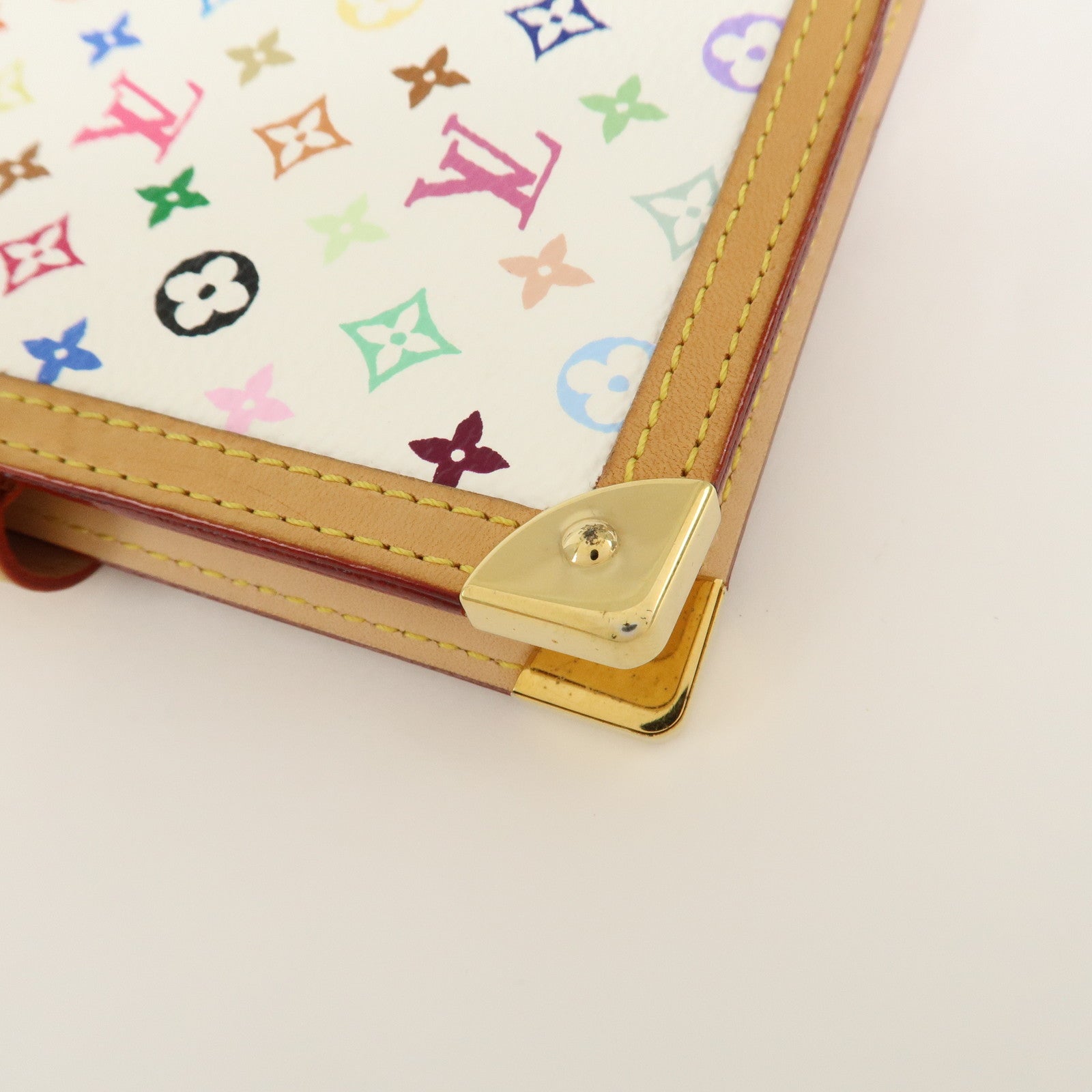 Louis Vuitton Monogram Multi Color Agenda PM Planner Cover R20896 Used