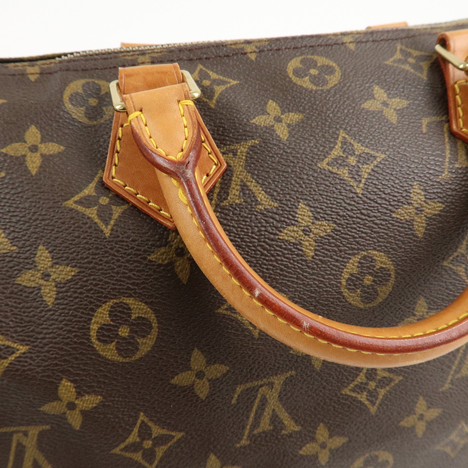 Louis Vuitton Monogram Speedy 30 Hand Bag Boston Bag M41526 Used