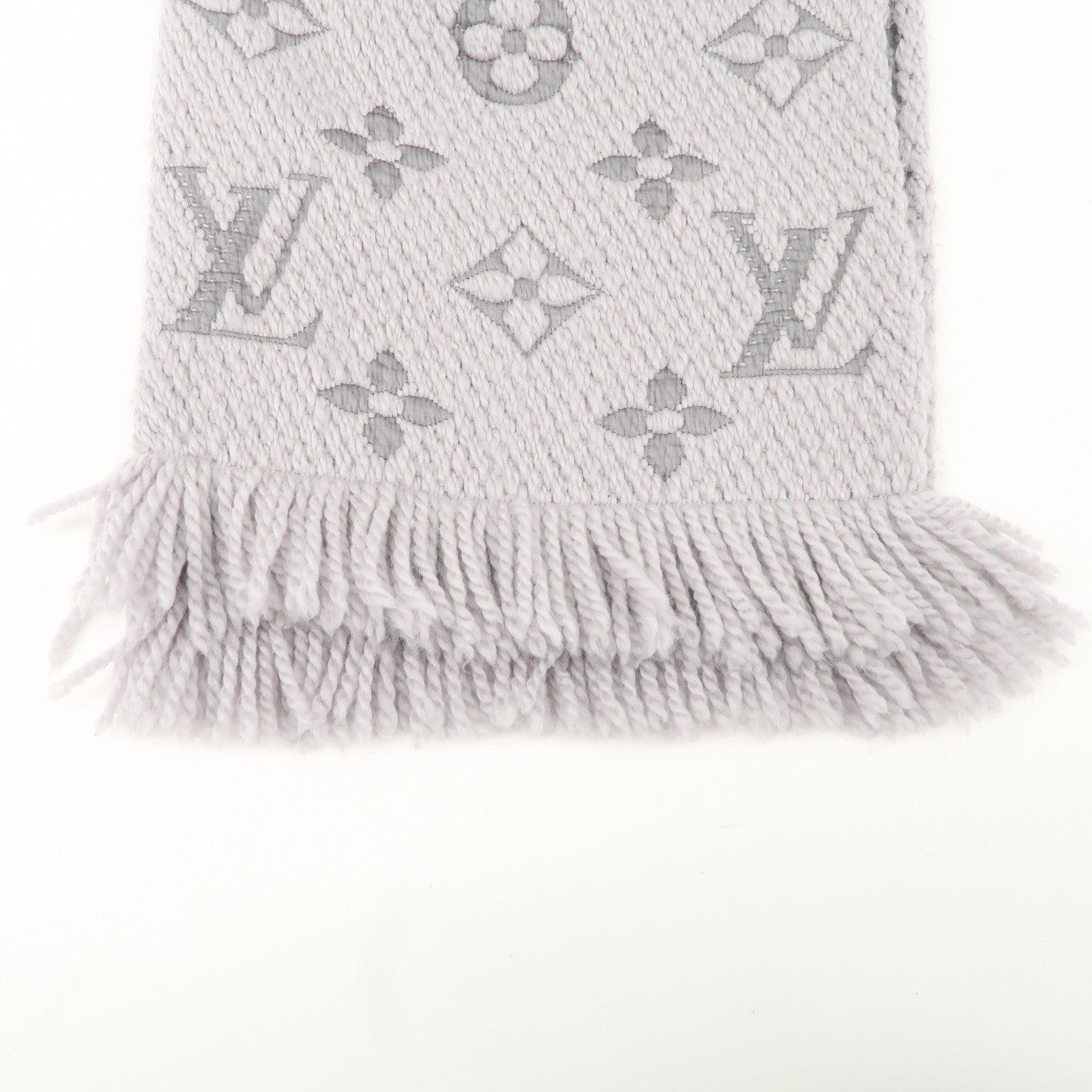 Louis Vuitton Monogram Escharp Logomania Scarf M74742 Used