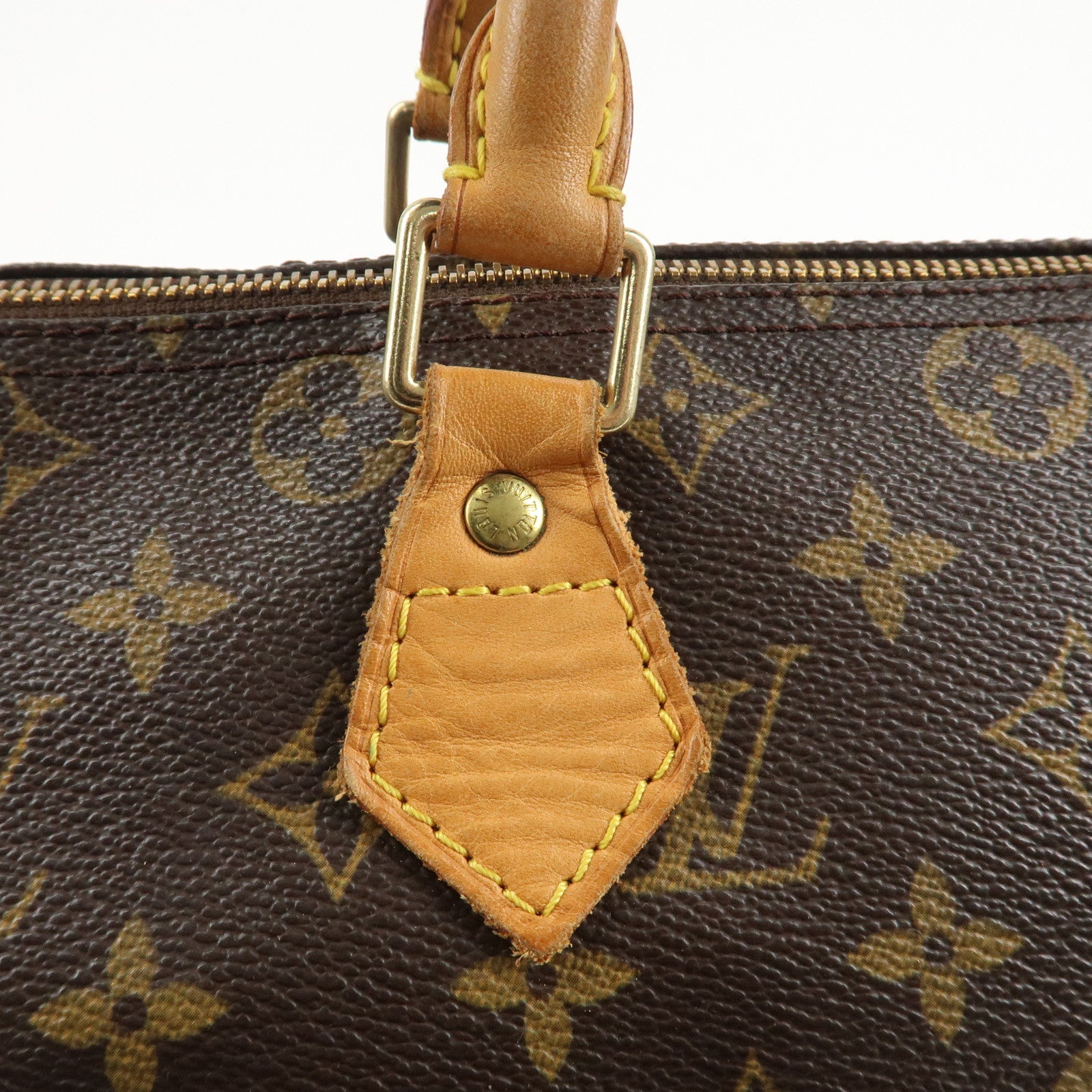 Louis Vuitton Monogram Speedy 30 Hand Bag Boston Bag M41526 Used