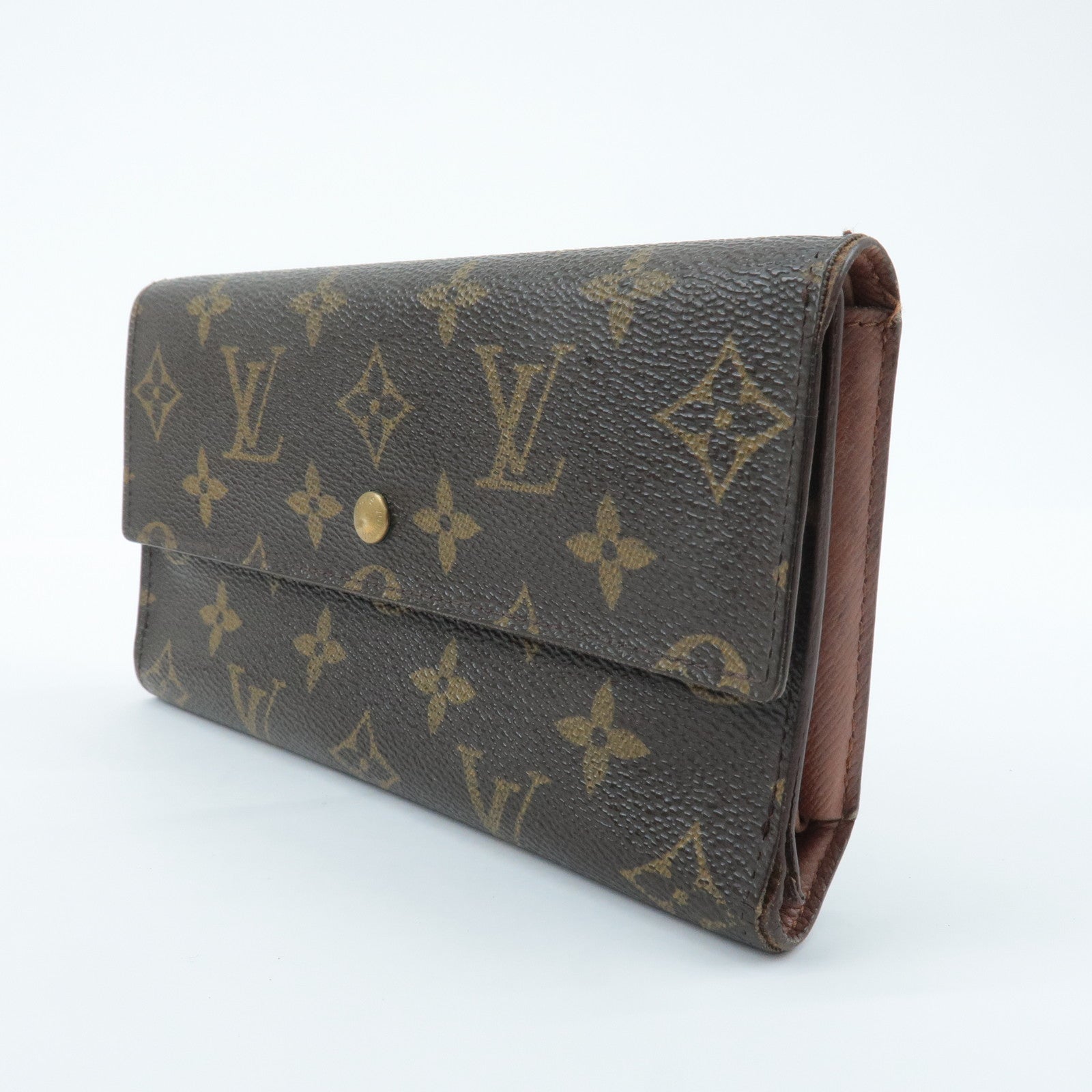 Louis Vuitton Set of 4 Monogram Portefeuille Long Wallet Used