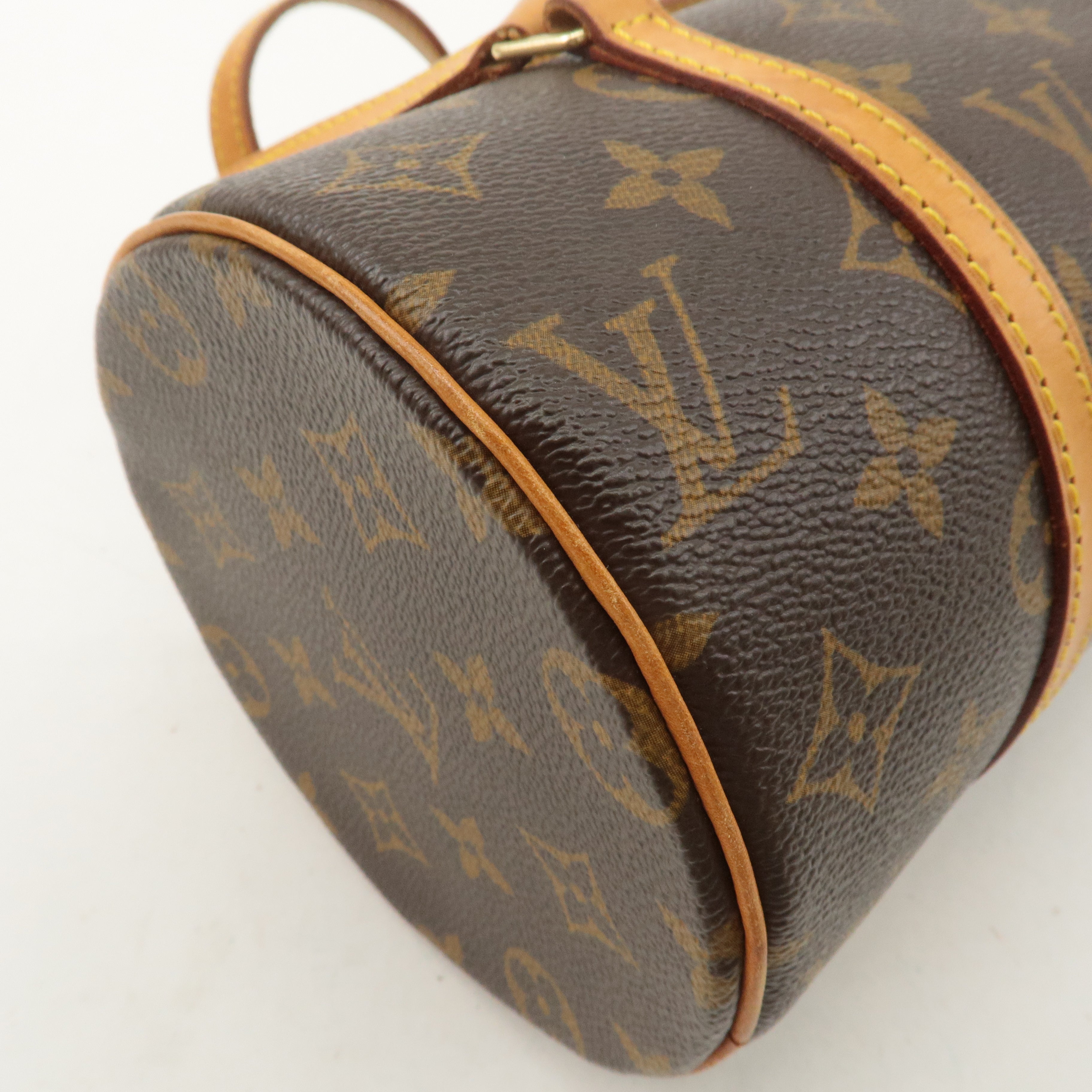 Louis Vuitton Monogram Papillon 26 Hand Bag Brown M51385