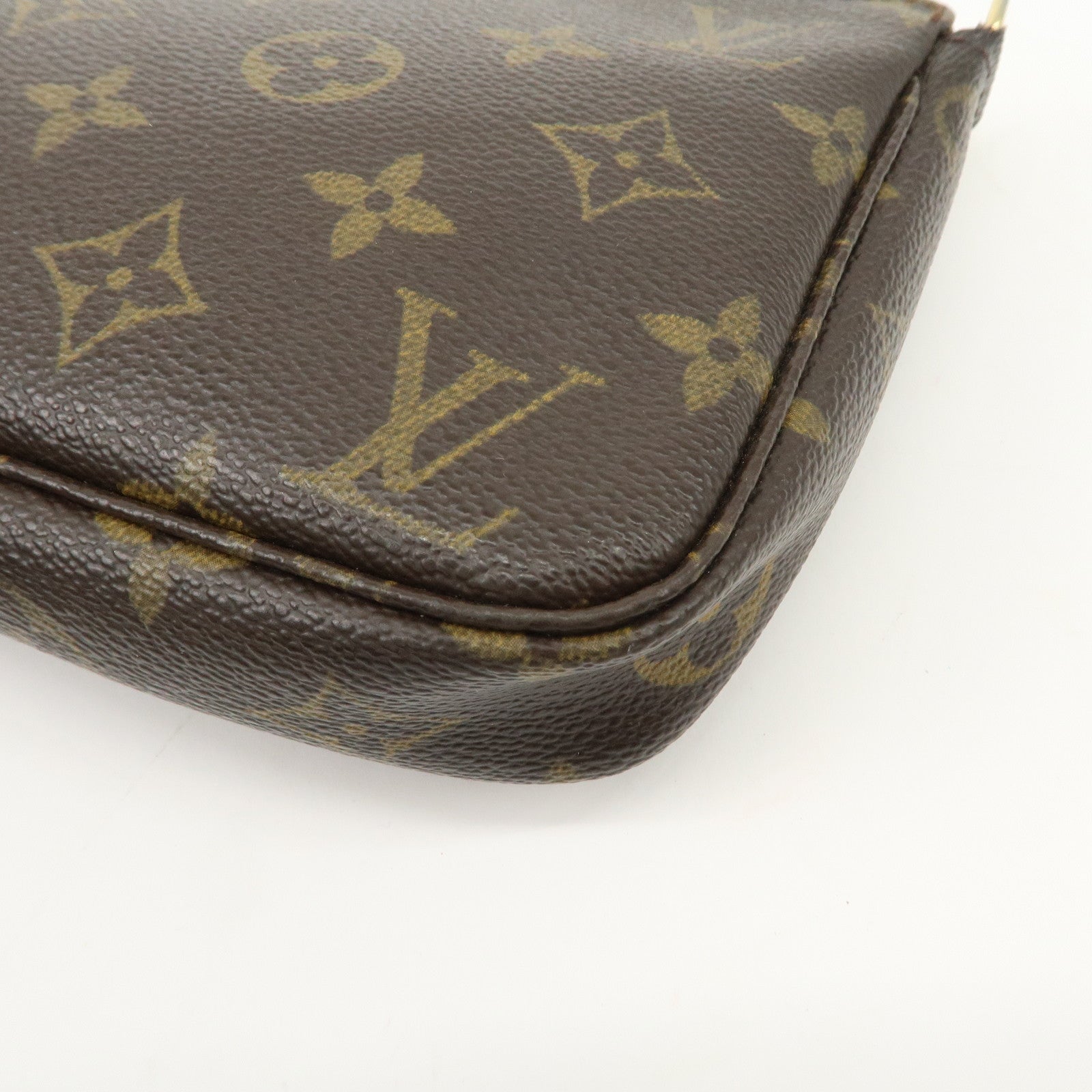 Louis Vuitton Monogram Pochette Accessoires Pouch Brown M51980 Used