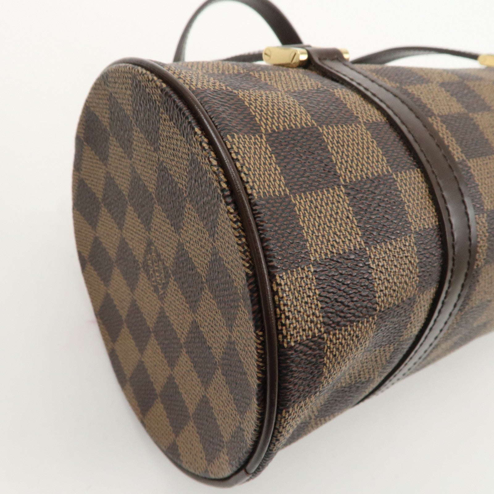 Louis Vuitton Damier Ebene Papillon 26 Hand Bag Brown N51304 Used