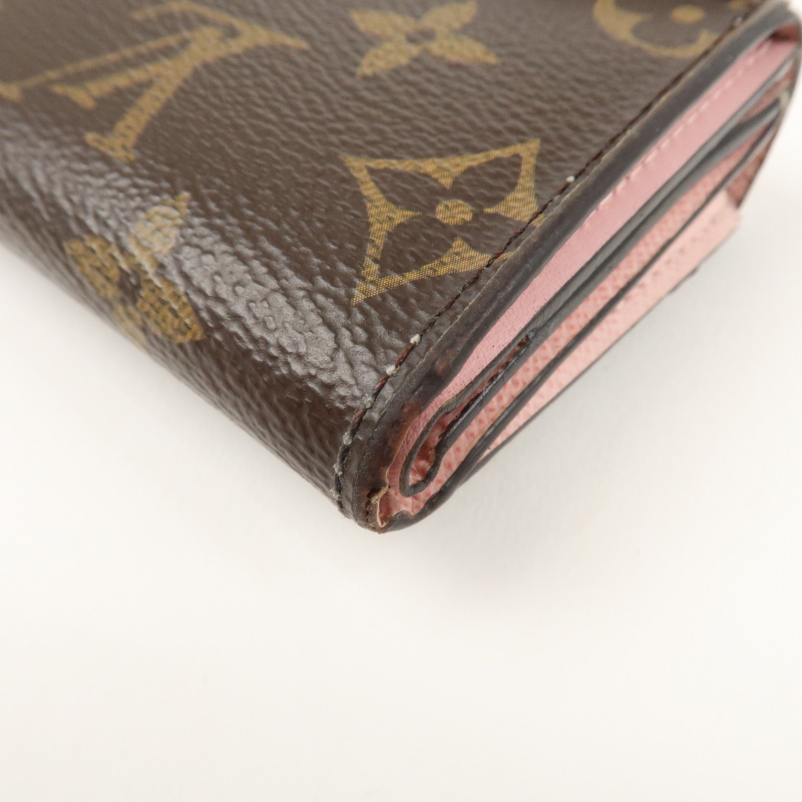 Louis Vuitton Portefeuille Zoe Wallet Rose Ballerine M62933 Used