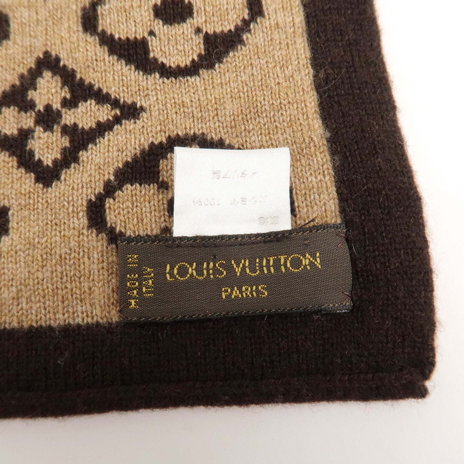 Louis Vuitton Monogram Escharp Ski Scarf Brown M71952 Used